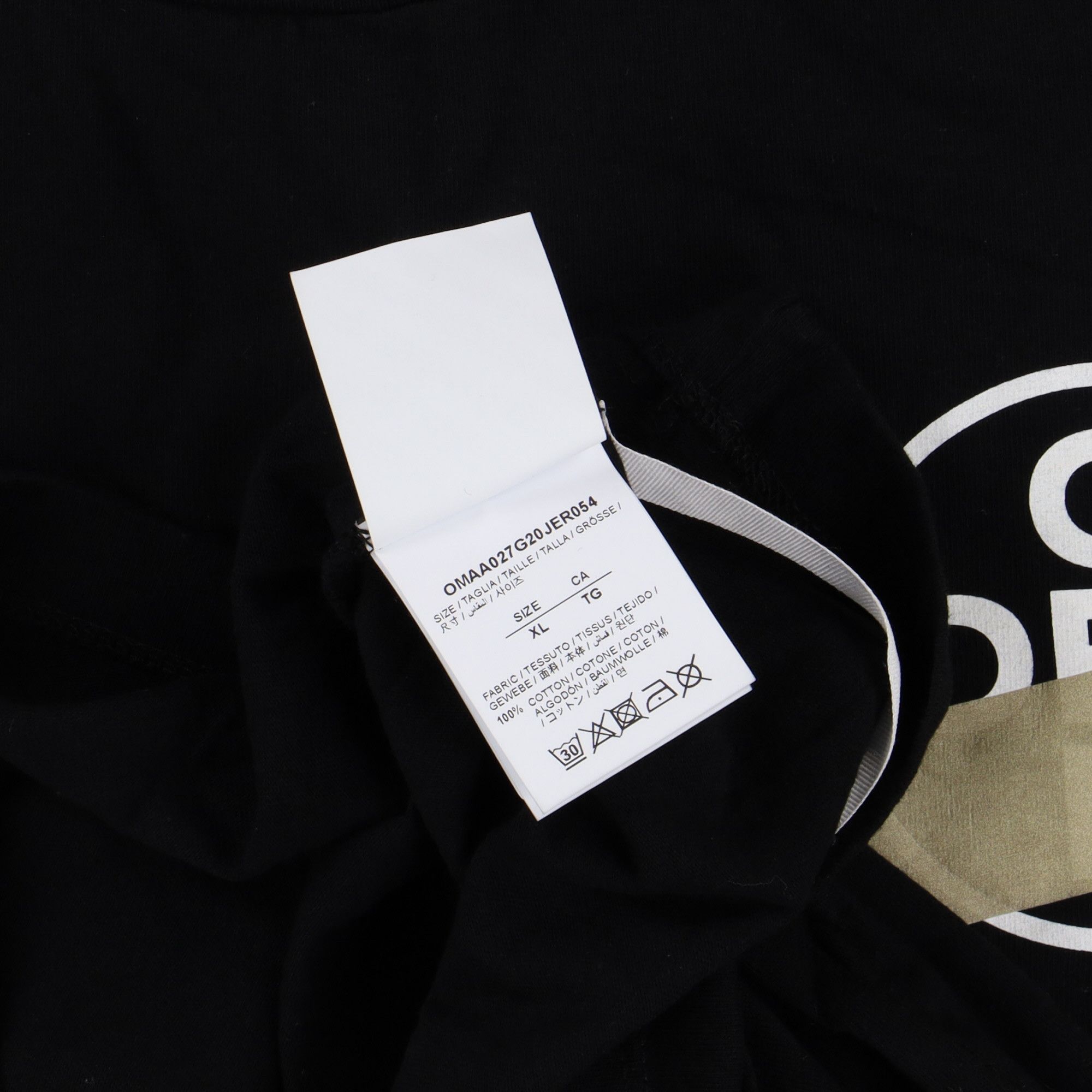 Off-White Black Tape Arrows Logo T-Shirt Size XL / US 12-14 / IT 48-50 - 8 Thumbnail