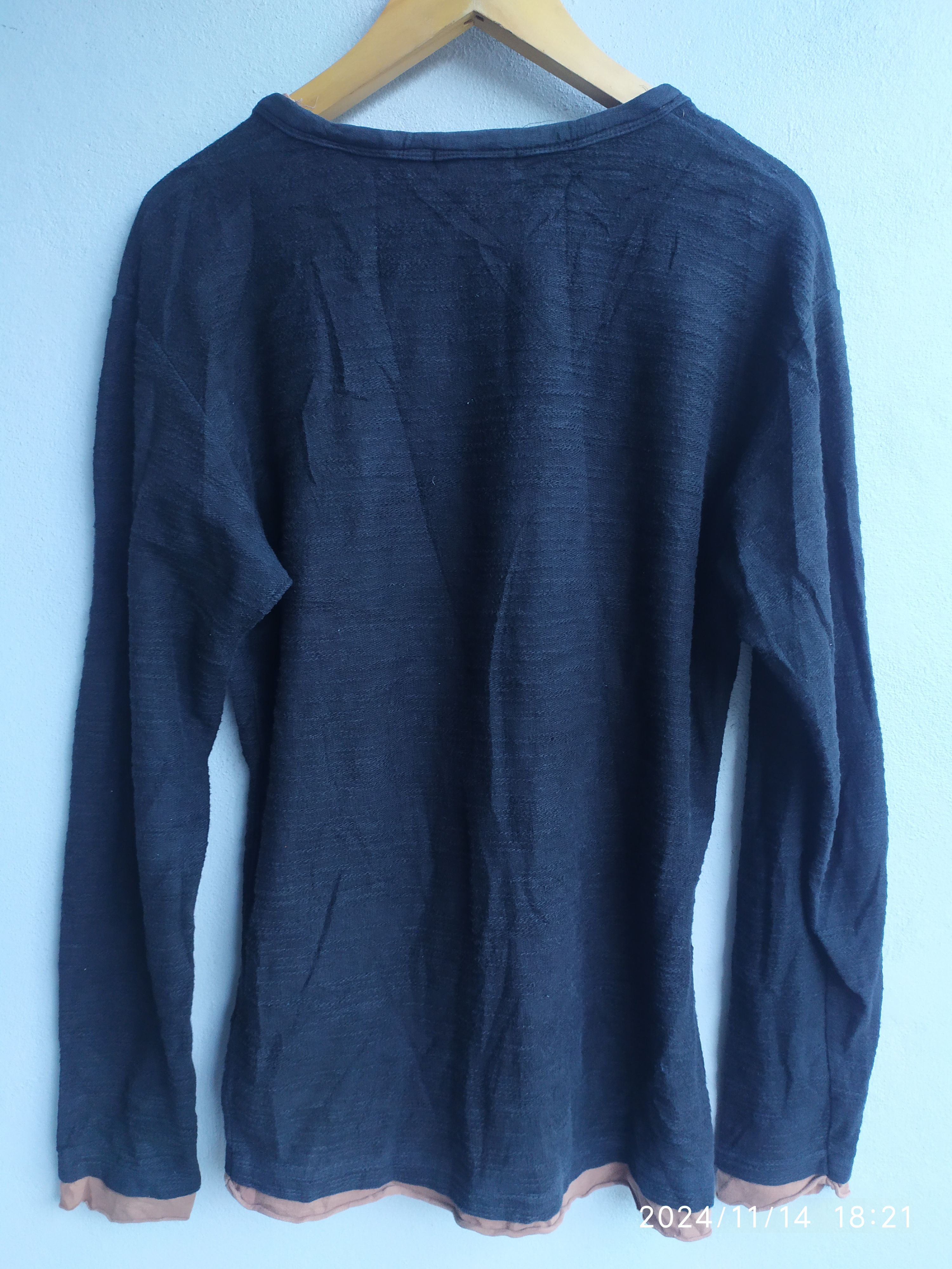 If Six Was Nine × Japanese Brand × KMRii Dope.h Distressed Layer long sleeve Ifsix Lgb Style Size US M / EU 48-50 / 2 - 5 Thumbnail