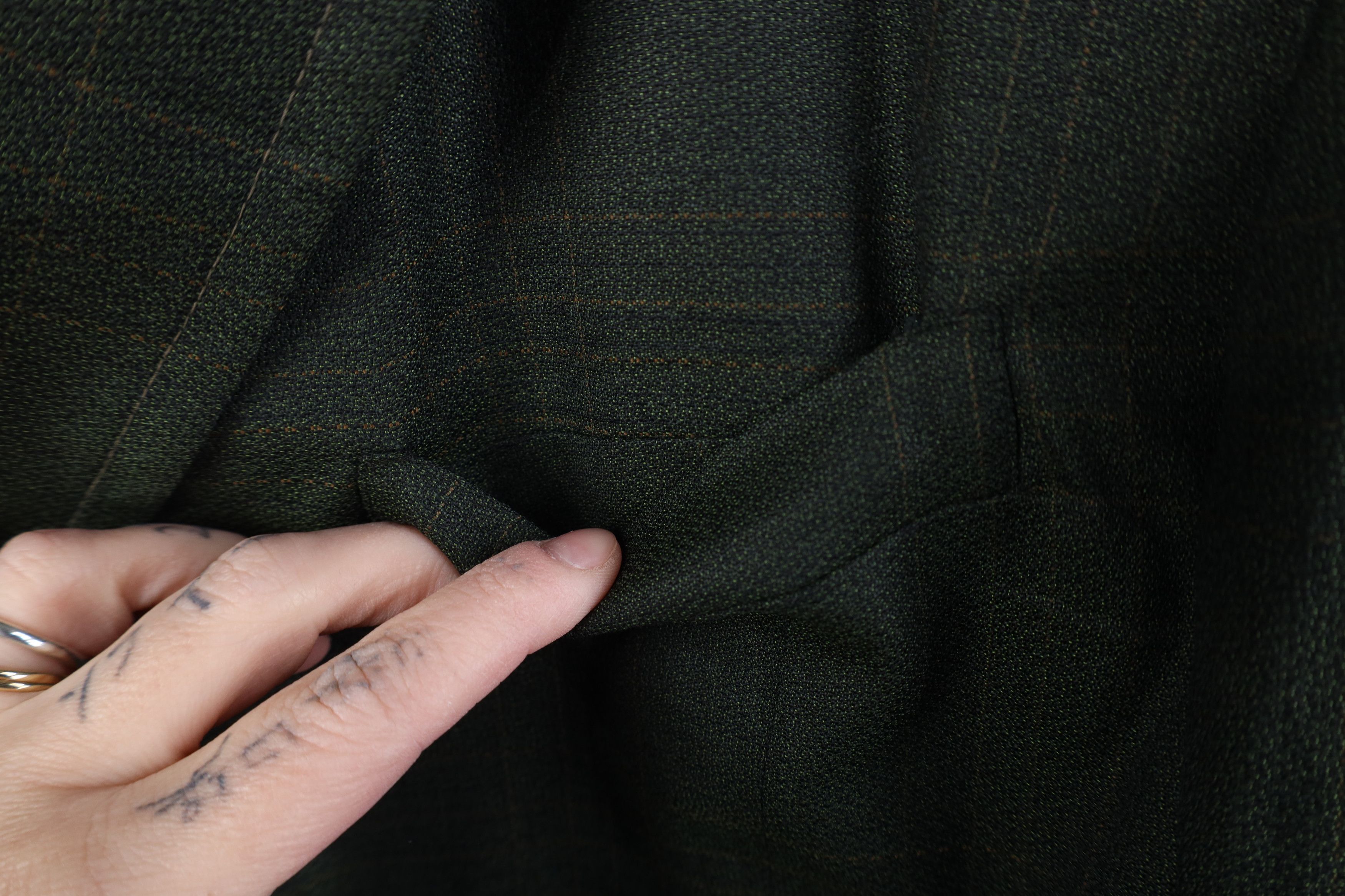 Vintage Vintage 60s Rockabilly Wool 2 Button Suit Coat Jacket USA Size US XXL / EU 58 / 5 - 5 Thumbnail