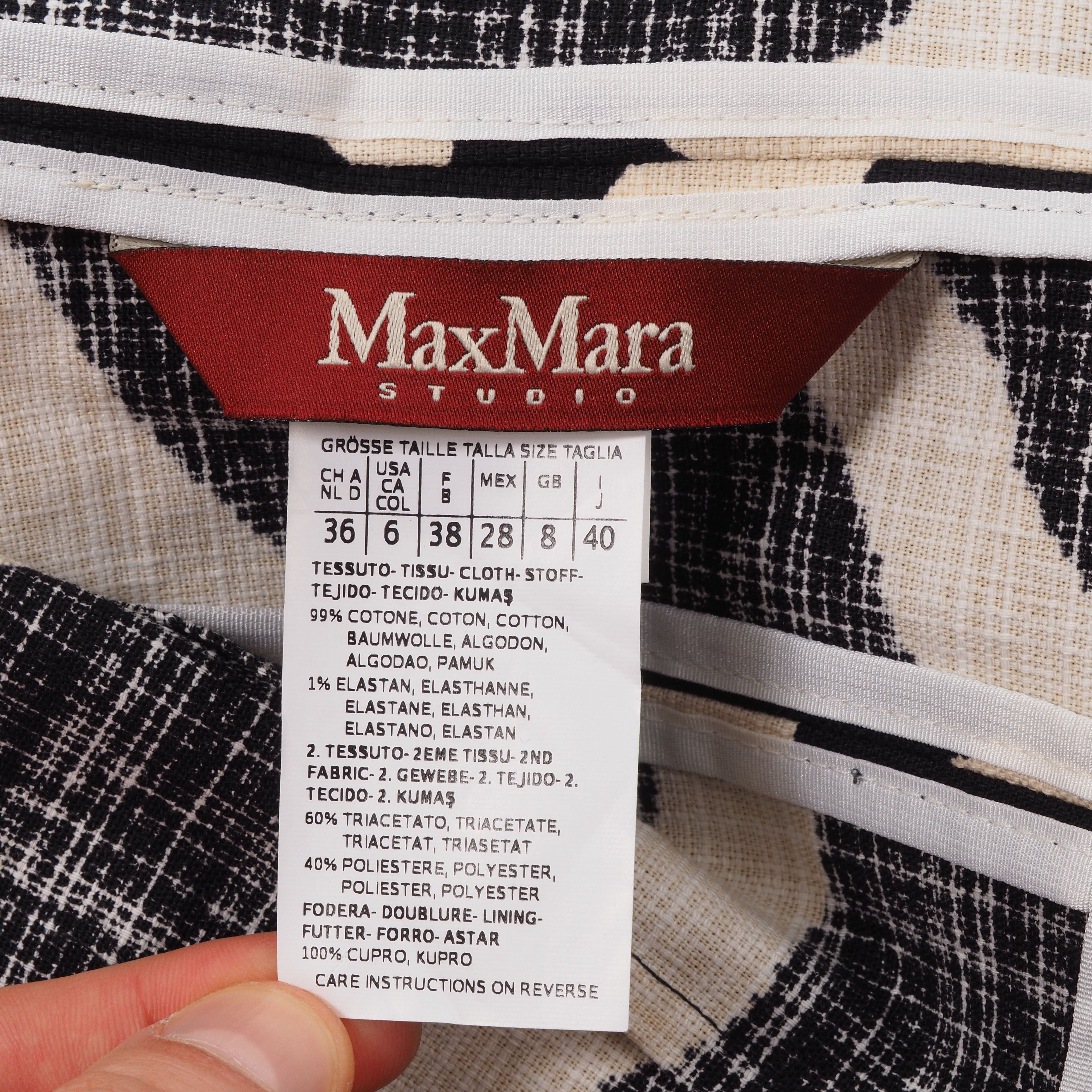 Max Mara Max Mara Studio Animal Zebra Print Zip Blazer Jacket Size M / US 6-8 / IT 42-44 - 6 Thumbnail