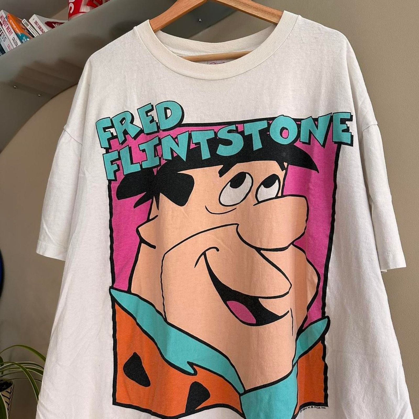 Cartoon Network × Vintage Vintage 1994 Fred Flintstone Cartoon Shirt Size US XXL / EU 58 / 5 - 2 Thumbnail