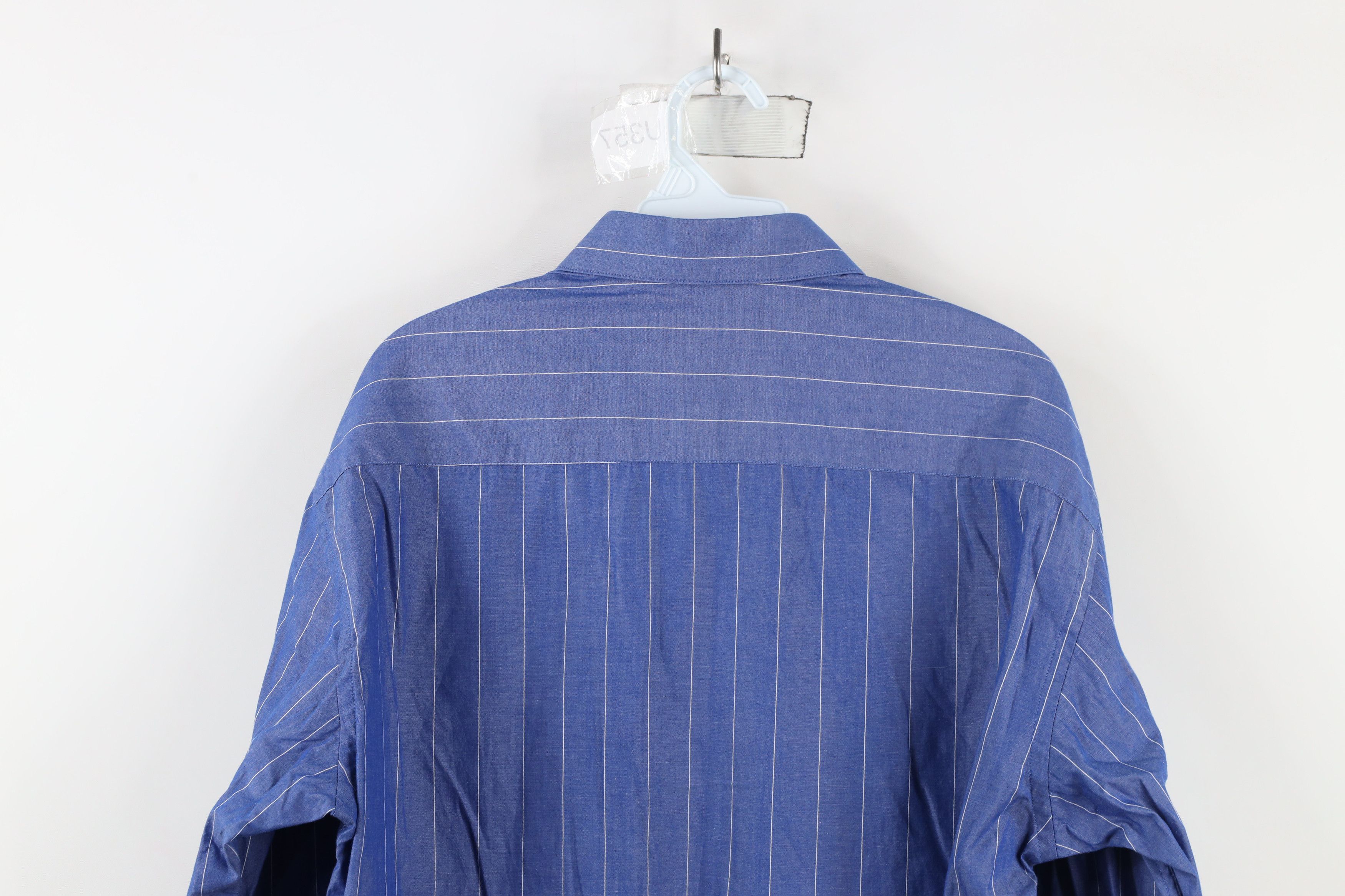 Vintage Vintage 90s Yves Saint Laurent Collared Button Shirt Size US M / EU 48-50 / 2 - 13 Thumbnail