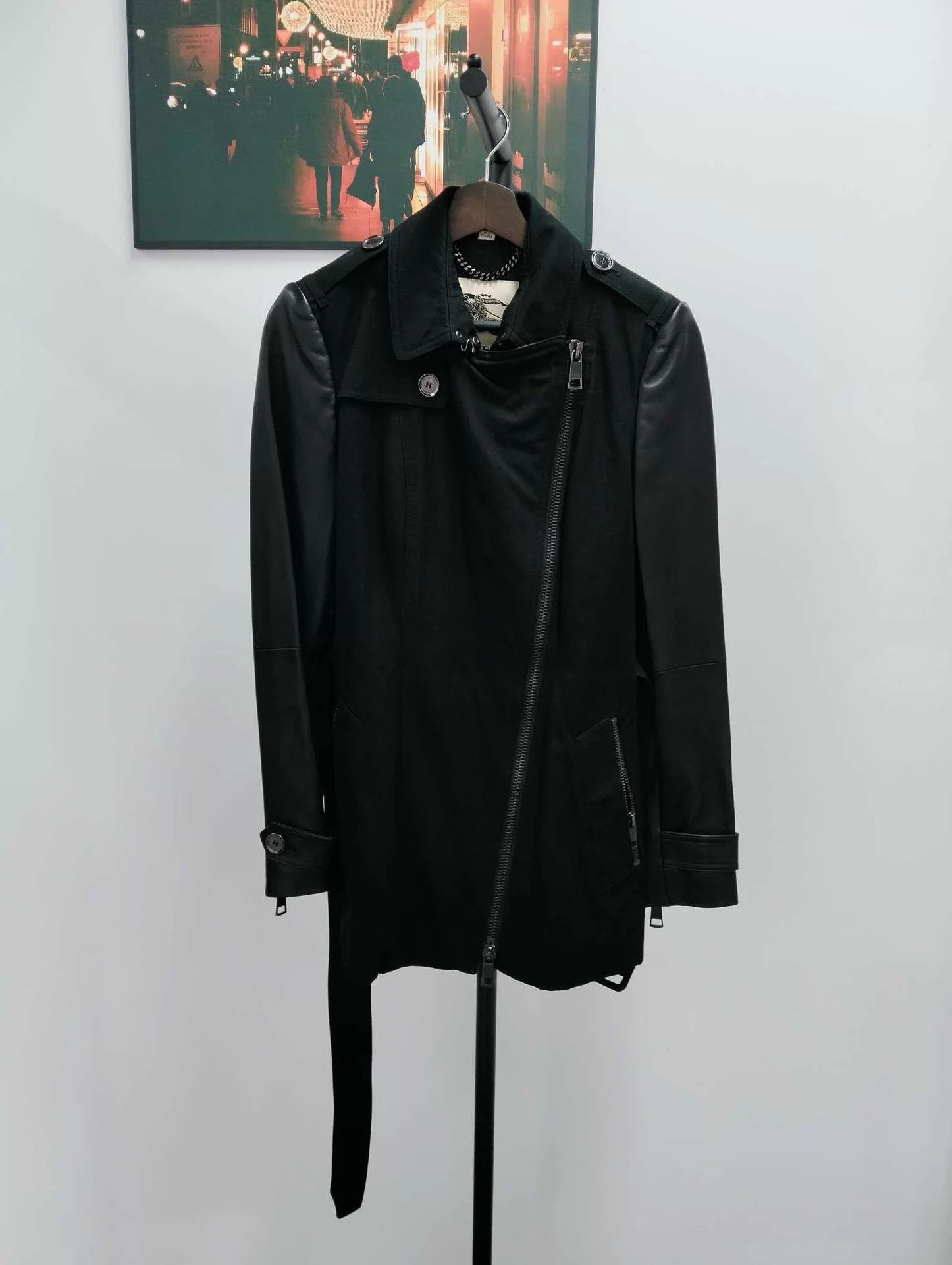 Burberry Burberry leather panel trench coat uk8 Size M / US 6-8 / IT 42-44 - 1 Thumbnail