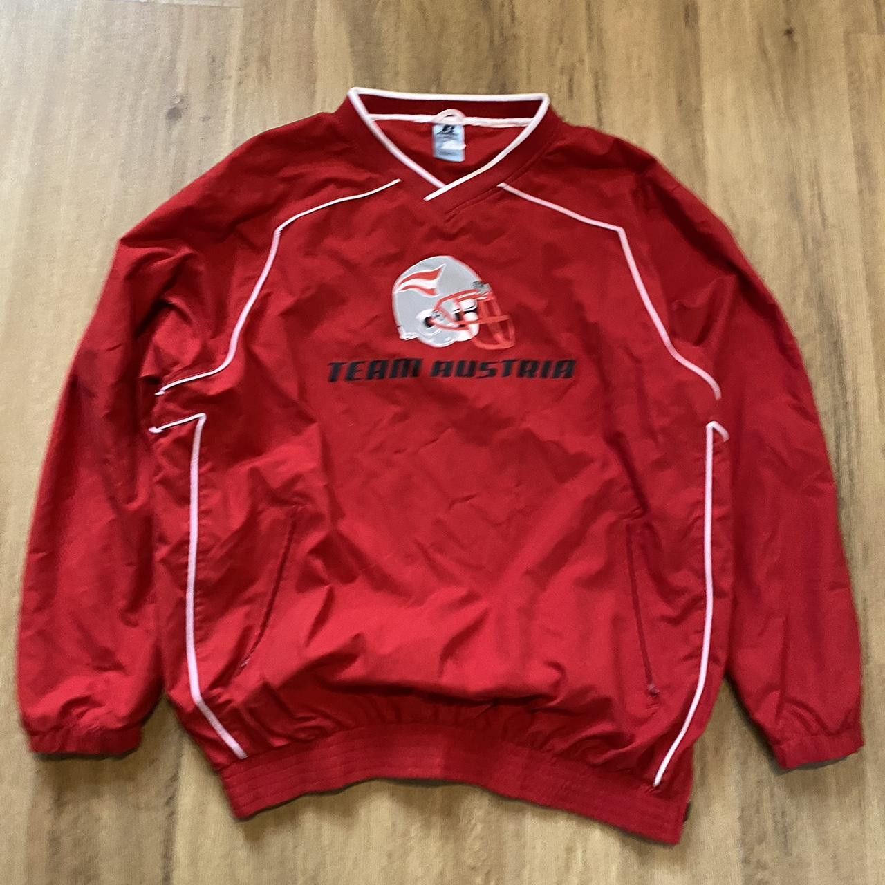 Russell Athletic Red and grey Austria football windbreaker football Size S / US 4 / IT 40 - 1 Thumbnail