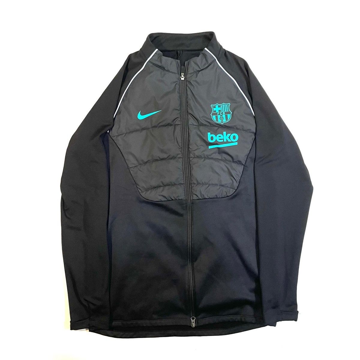 Nike Nike FC Barcelona black sweatshirt training half zip puff Size US M / EU 48-50 / 2 - 1 Thumbnail