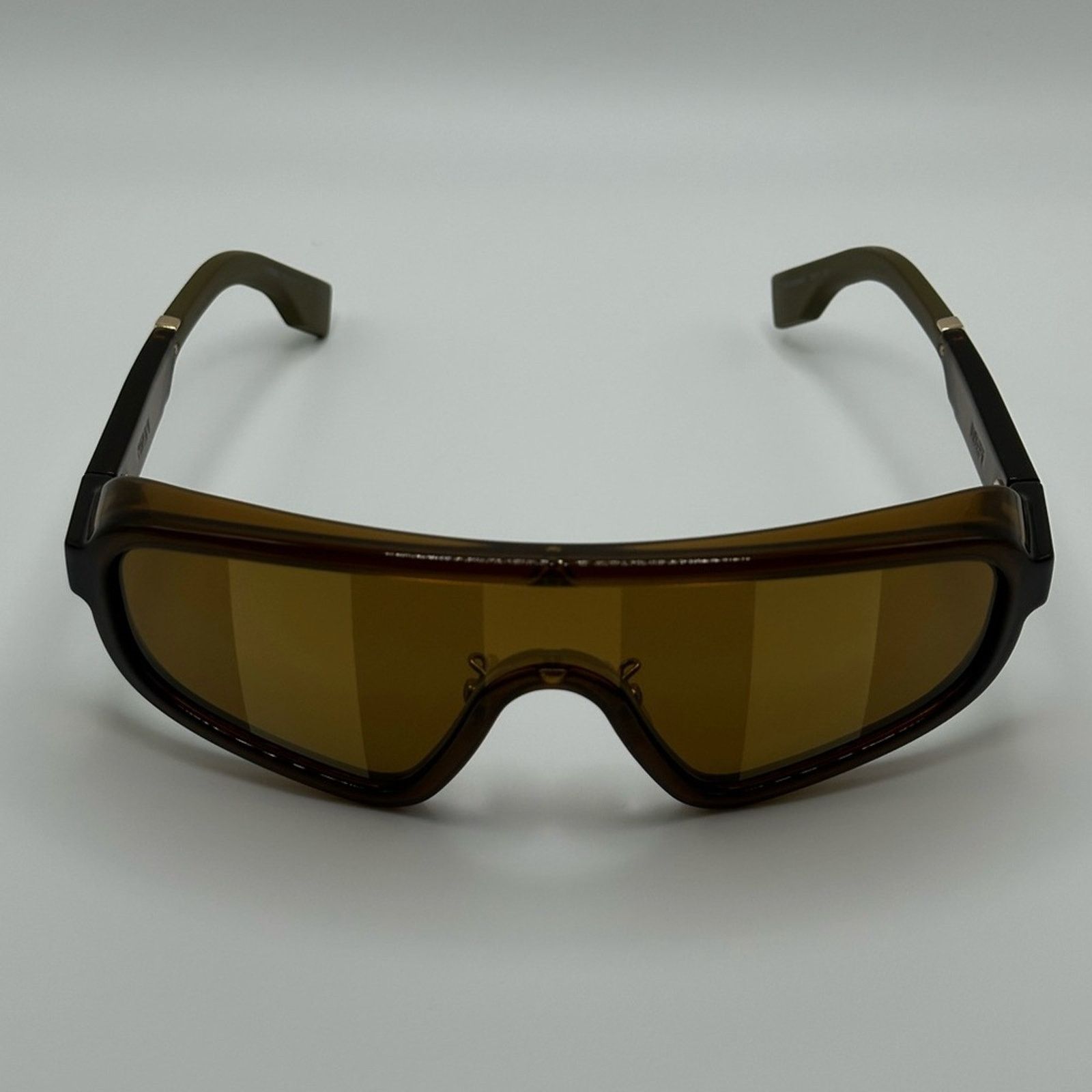 Fendi NEW FENDI FF M0084/S 09Q7Y Brown Unisex Shield Sunglasses Size ONE SIZE - 2 Thumbnail