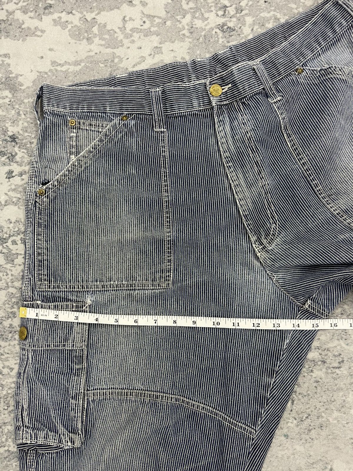 Japanese Brand Dogman Hickory Stripe Multipocket Cargo Tactical Pants s11 Size US 38 / EU 54 - 23 Thumbnail