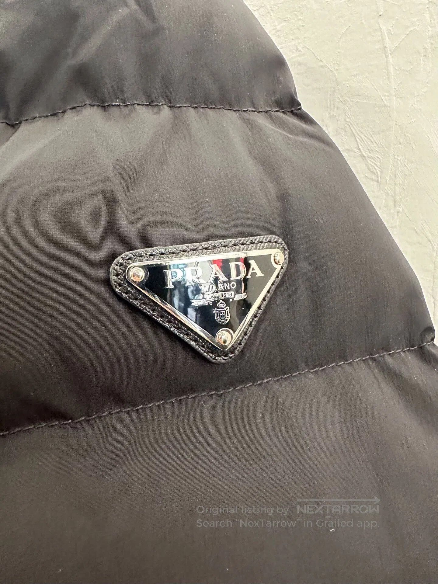 Prada Prada Men's Black Down Jacket. Size US M / EU 48-50 / 2 - 4 Thumbnail