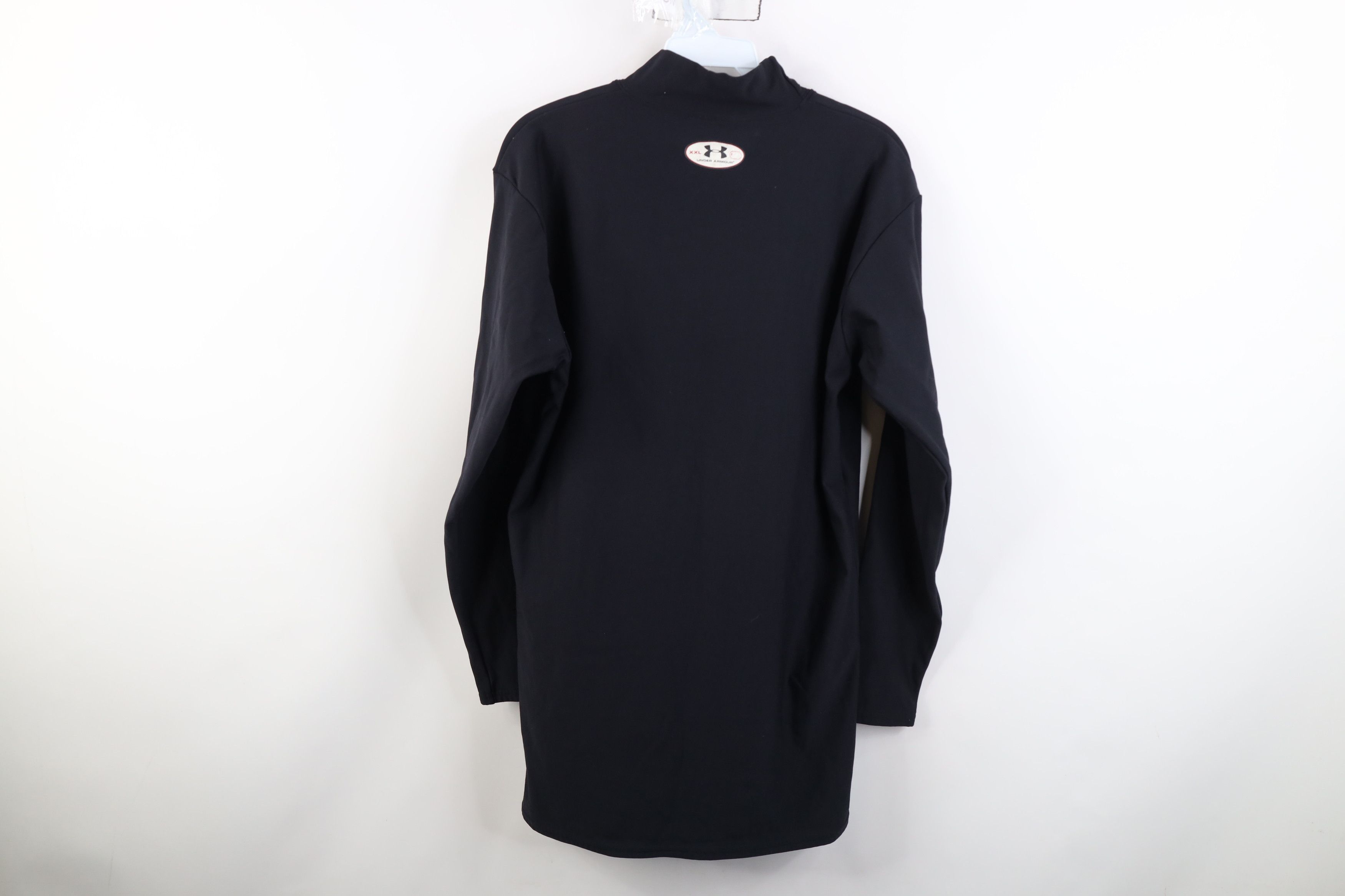 Under Armour Vintage Under Armour Compression ColdGear Mock Neck T-Shirt Size US XXL / EU 58 / 5 - 12 Thumbnail