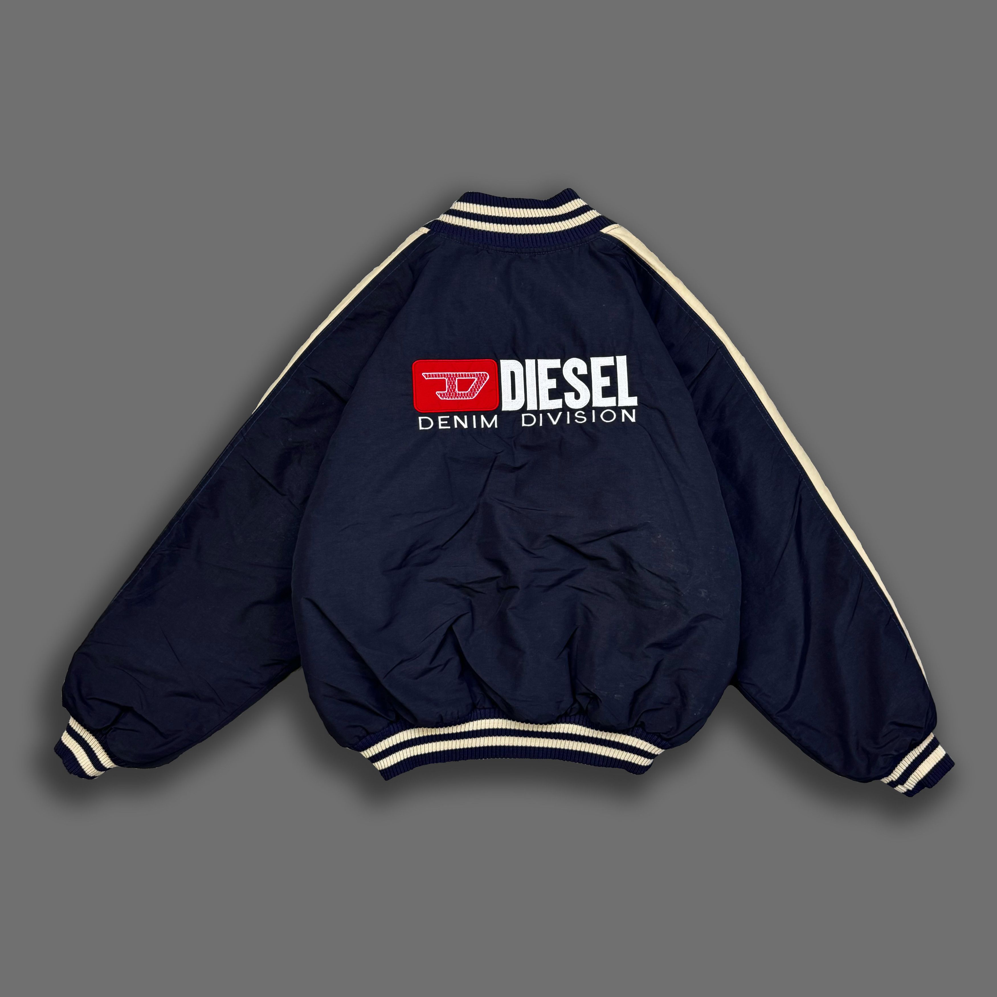 Diesel × Vintage DIESEL VINTAGE BIG LOGO BOMBER JACKET BOOT NYLON Y2K Size US S / EU 44-46 / 1 - 1 Thumbnail
