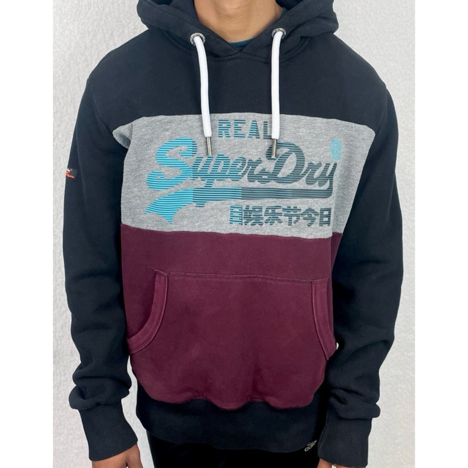 Superdry SUPERDRY • Vintage Logo 1st Panel Pullover Hoodie Size US L / EU 52-54 / 3 - 12 Thumbnail