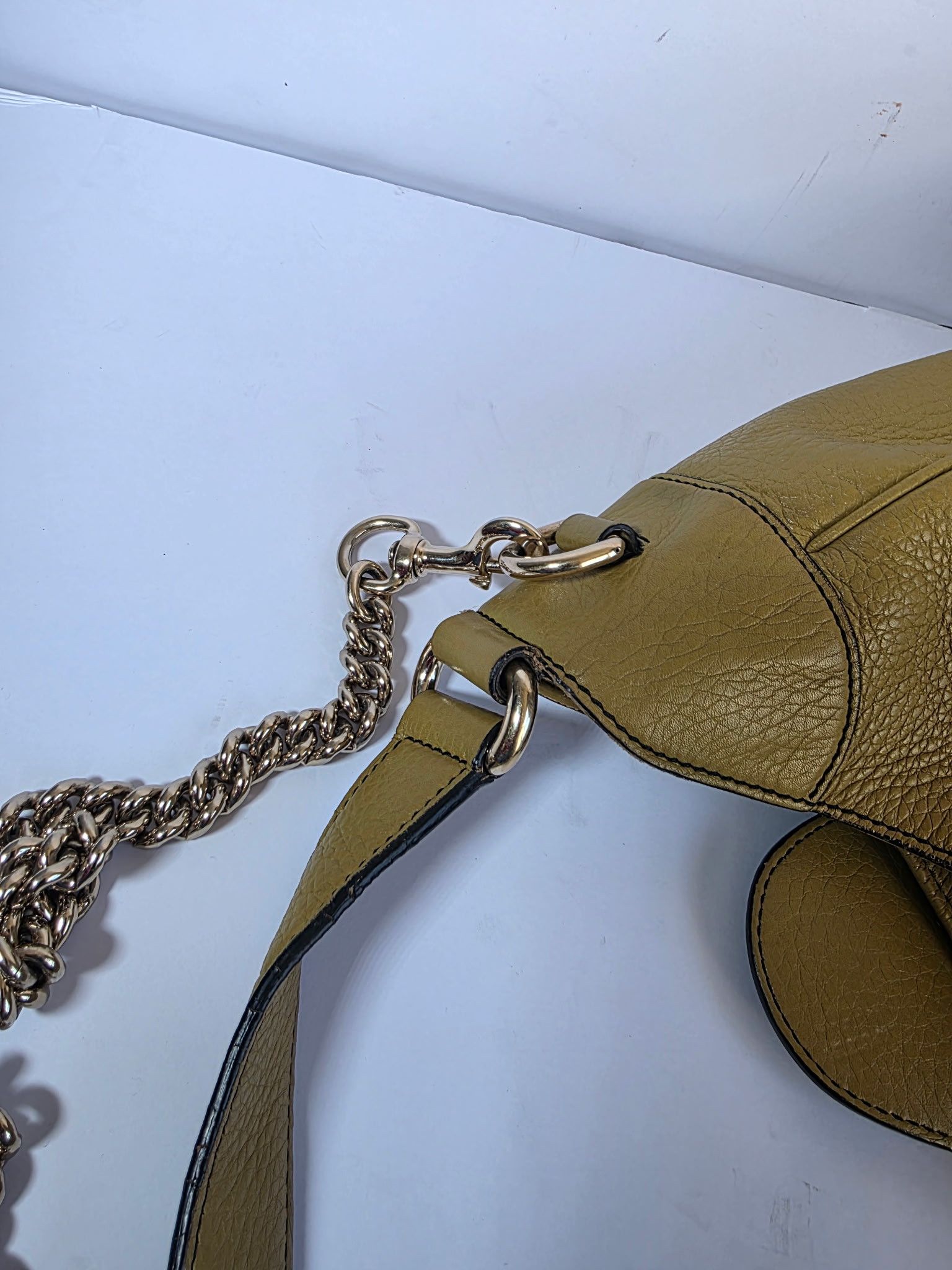 Gucci Gucci Emily Leather Bag in Green Size ONE SIZE - 7 Thumbnail