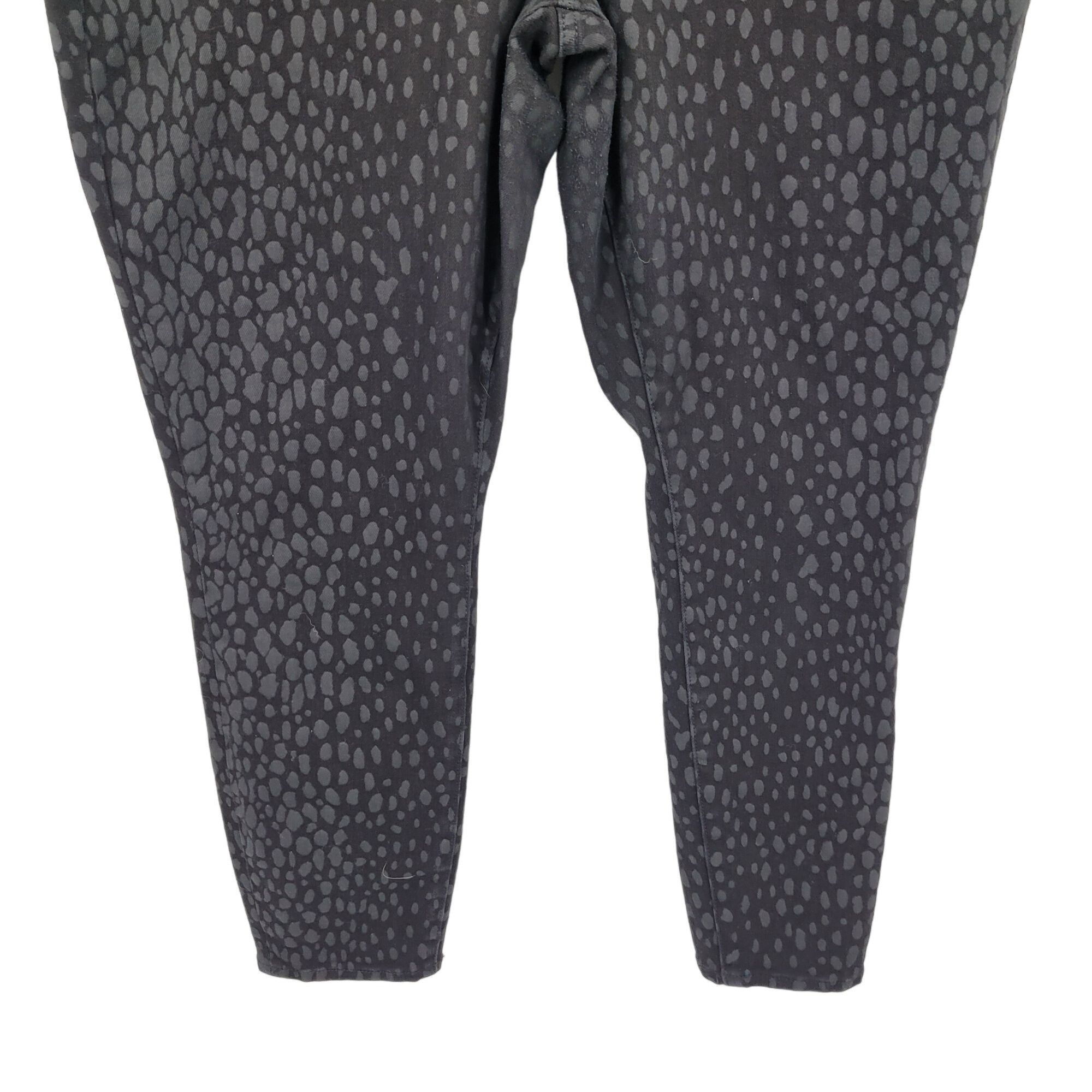 Good American Good American Good Legs Crop Jeans 18 Black High Rise Dot St Size 40" / US 18 - 4 Thumbnail