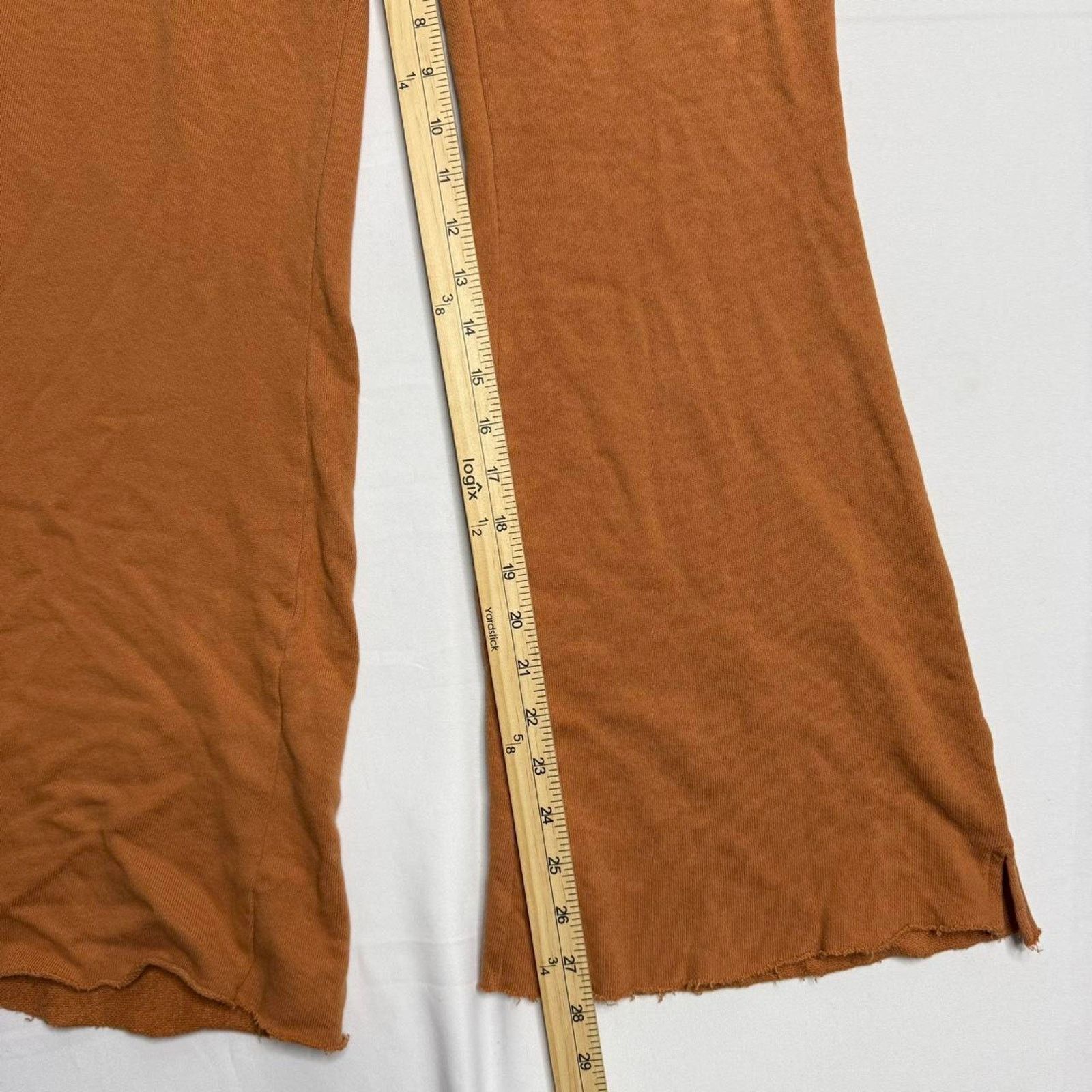 Aries Aerie terracotta brown flared lounge pants in size Small Size 27" / US 4 / IT 40 - 5 Thumbnail