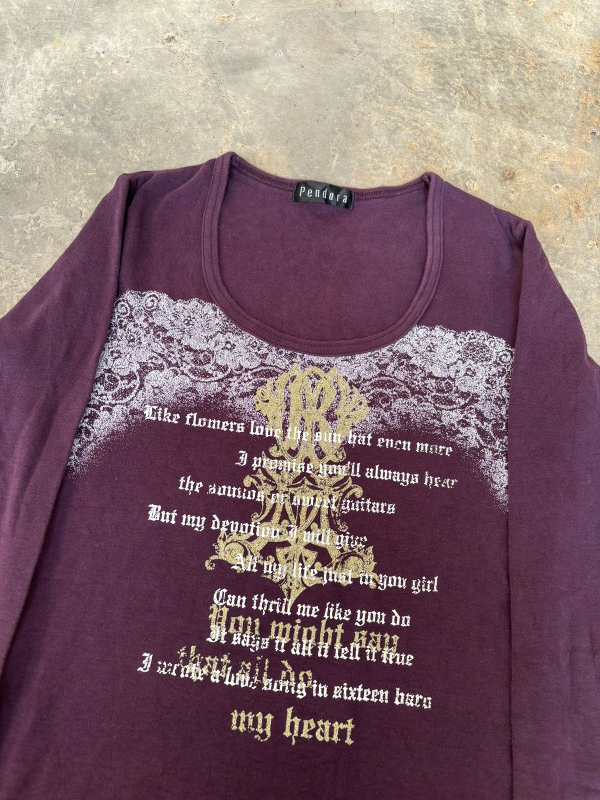 Hysteric Glamour Y2k Pendora Ifwixwasnine Punk Style Longsleeve Size L / US 10 / IT 46 - 2 Thumbnail