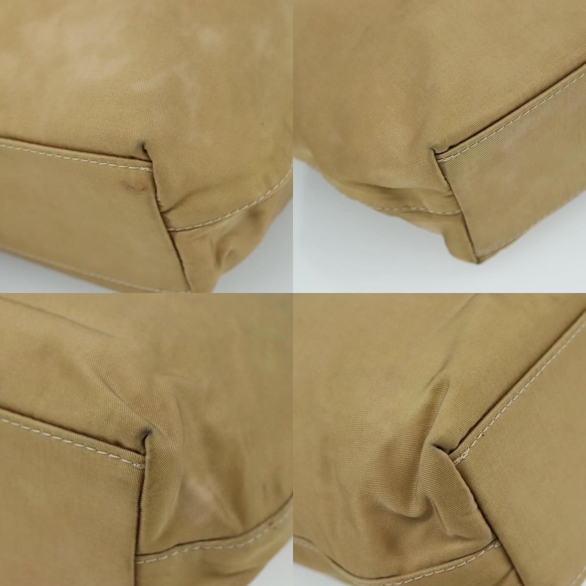 Dior DIOR Maris Pearl Hand Bag Nylon Beige Silver Size ONE SIZE - 10 Thumbnail