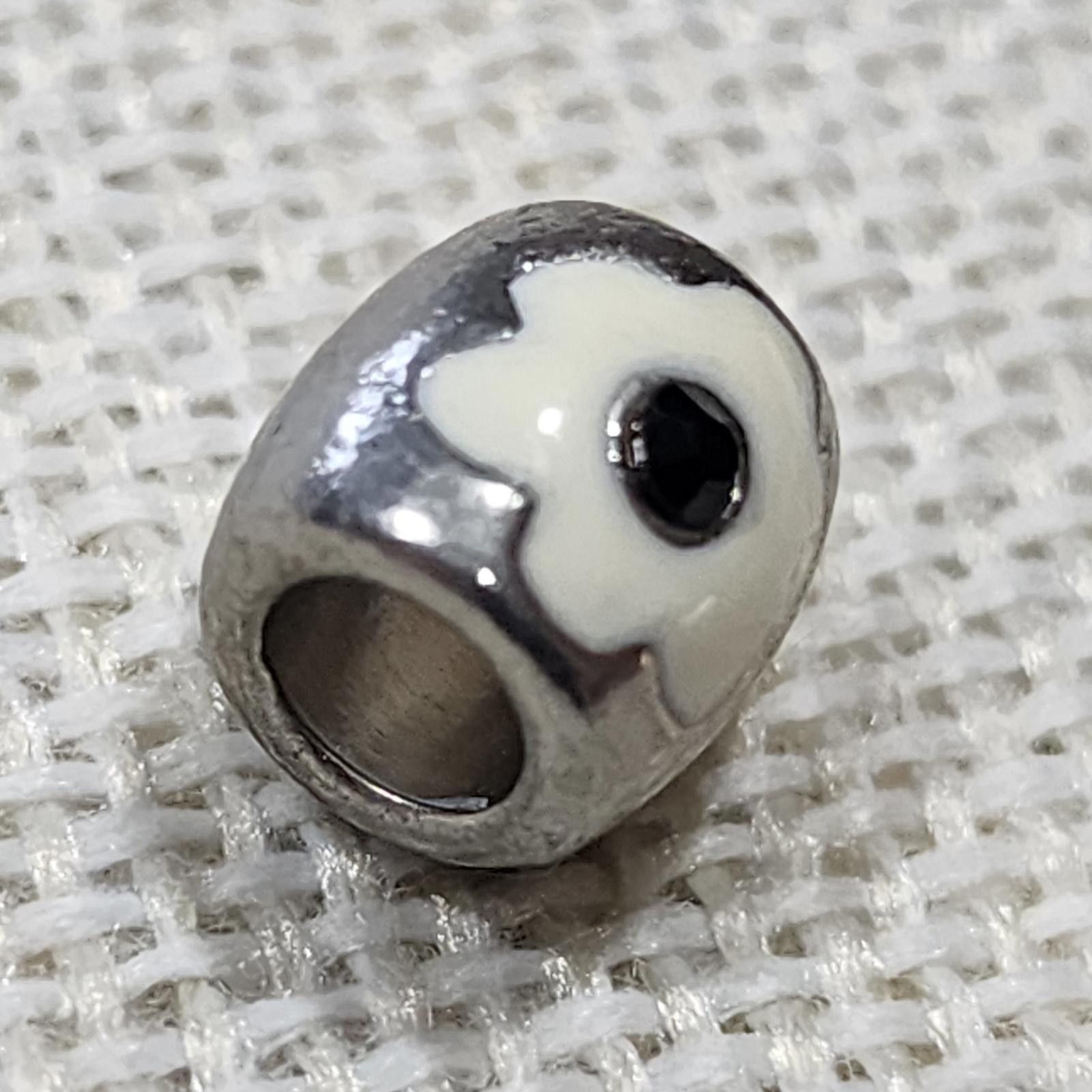 Unknown London Silver Tone Flower Bead Charm Size ONE SIZE - 2 Thumbnail