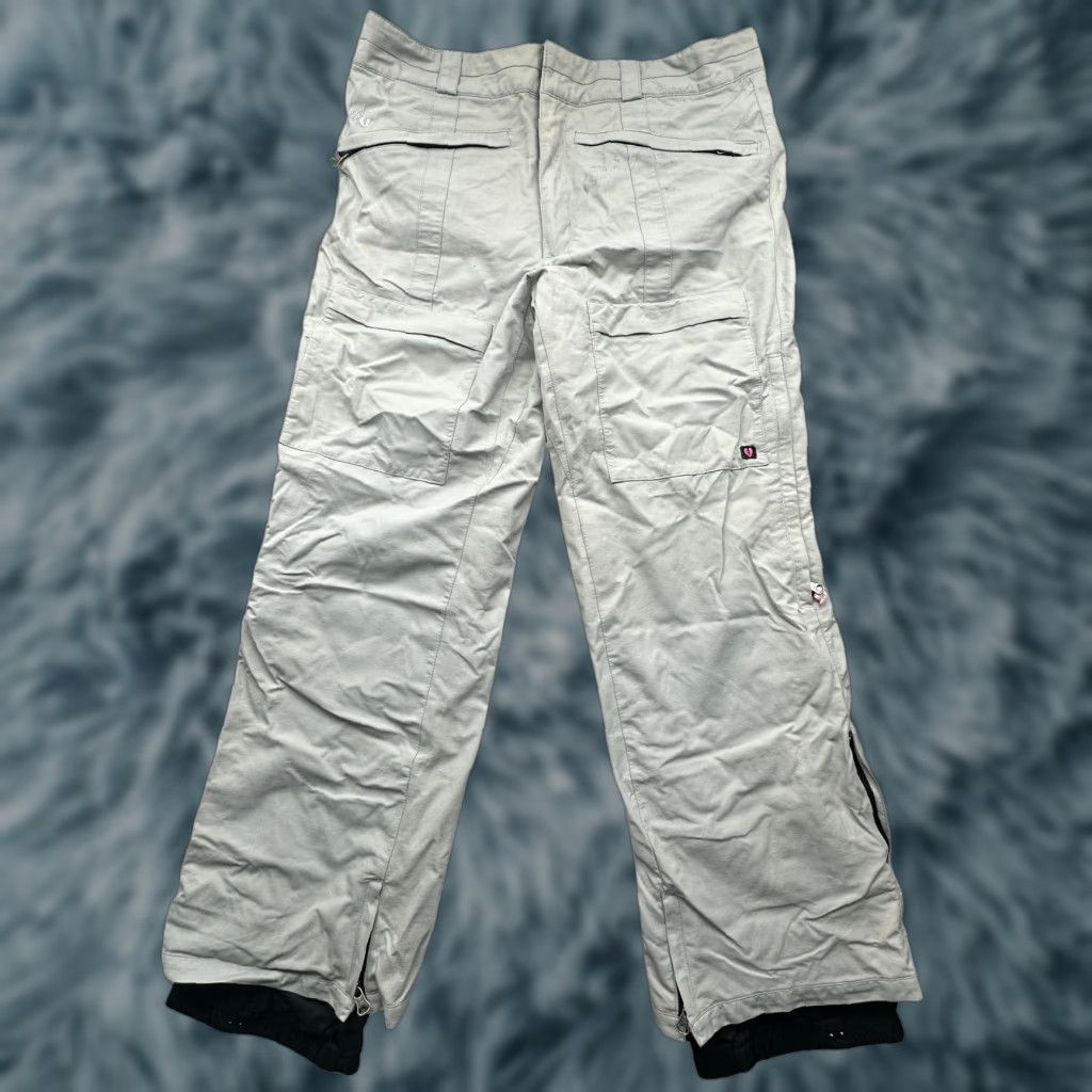 Vintage VINTAGE Nitro Snowboards Lita Pants Womens Large Gray Black Nylon Pockets Gray Pants Womens L Regular Gray Wide-Leg 30.5 in Inseam Mens/Womens Size 36" / US 14 / IT 50 - 1 Thumbnail