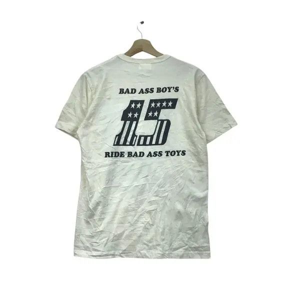 Japanese Brand Vtg 90’ BLACKTOP MOTORCYCLE Made In USA Nude Tee Shirt Size US S / EU 44-46 / 1 - 3 Thumbnail