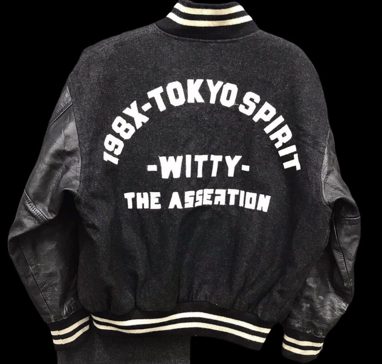 Vintage Vintage WITTY Japan Varsity Tokyo Jacket Size US L / EU 52-54 / 3 - 1 Thumbnail