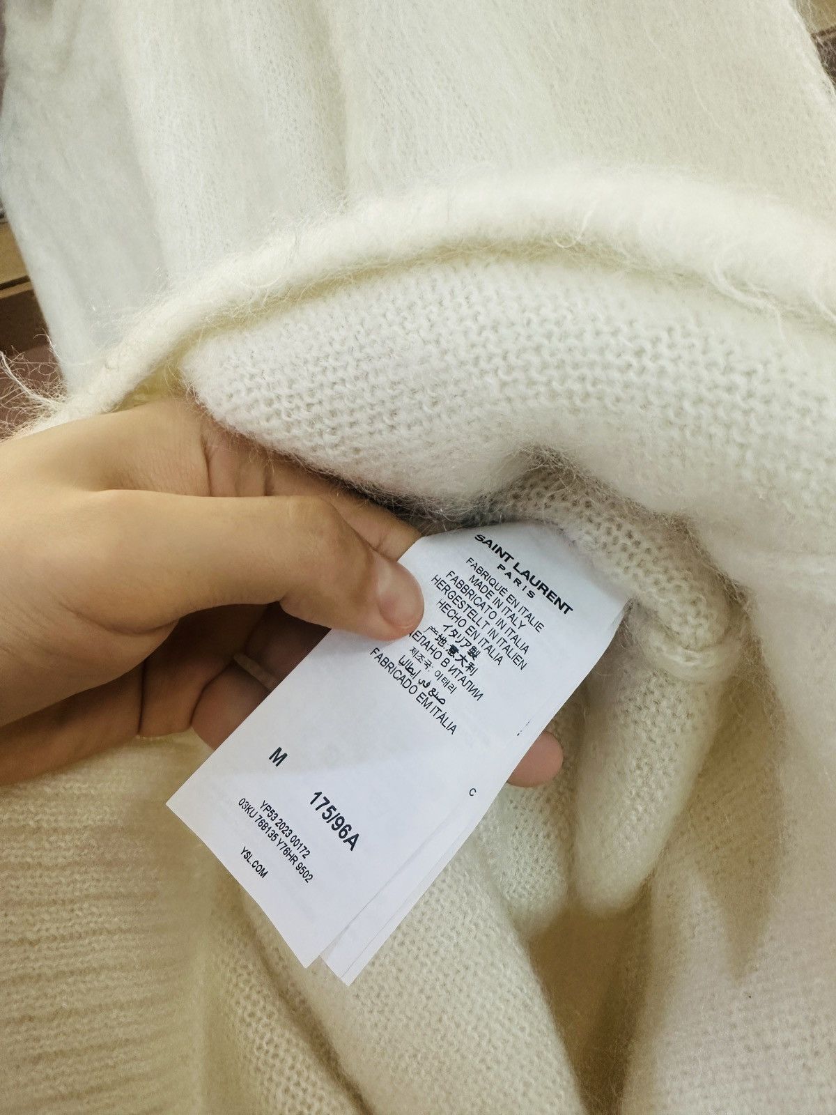 Saint Laurent Paris Saint Laurent 23FW Runway Long Turtleneck Size US M / EU 48-50 / 2 - 7 Thumbnail