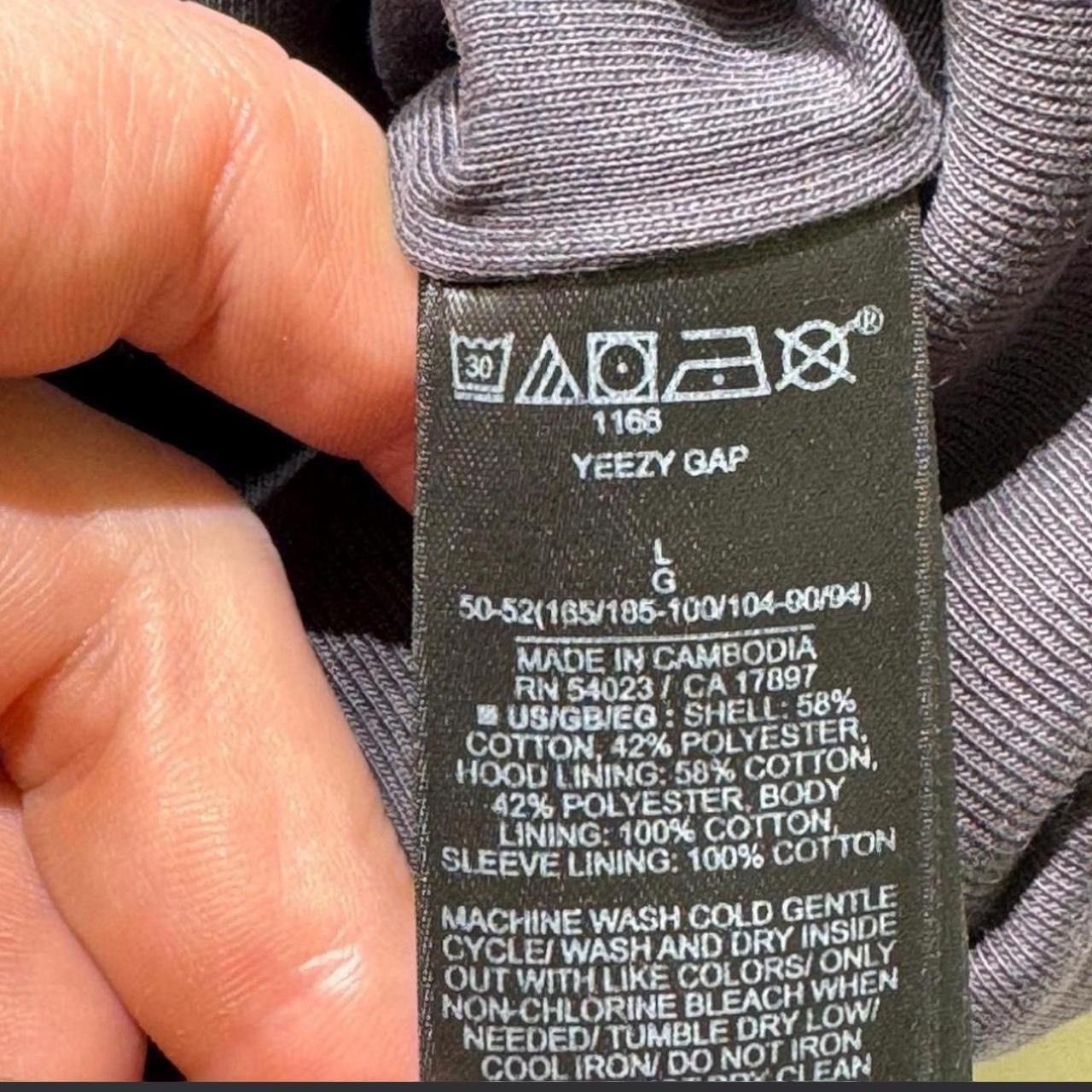 Balenciaga × Gap × Yeezy Yeezy Gap Balenciaga Shrunken Dove Hoodie Size US L / EU 52-54 / 3 - 3 Thumbnail
