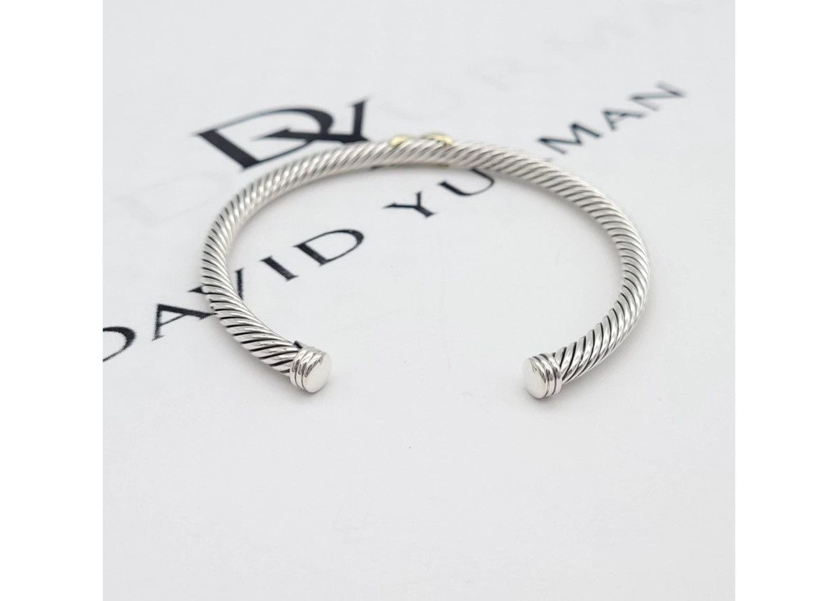 David Yurman David Yurman X18k Classic Cable Bangle 4mm Sz Medium Size ONE SIZE - 2 Thumbnail