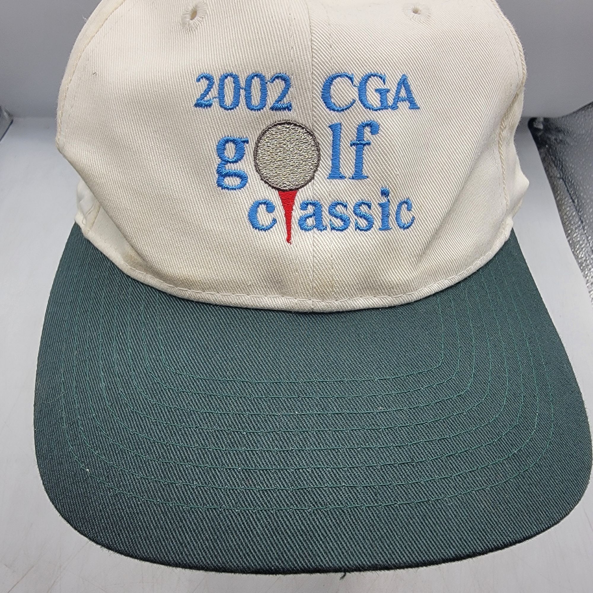 Other Vintage 2002 CGA Golf Classic Adults White Adjustable Hat Ca Size ONE SIZE - 9 Thumbnail