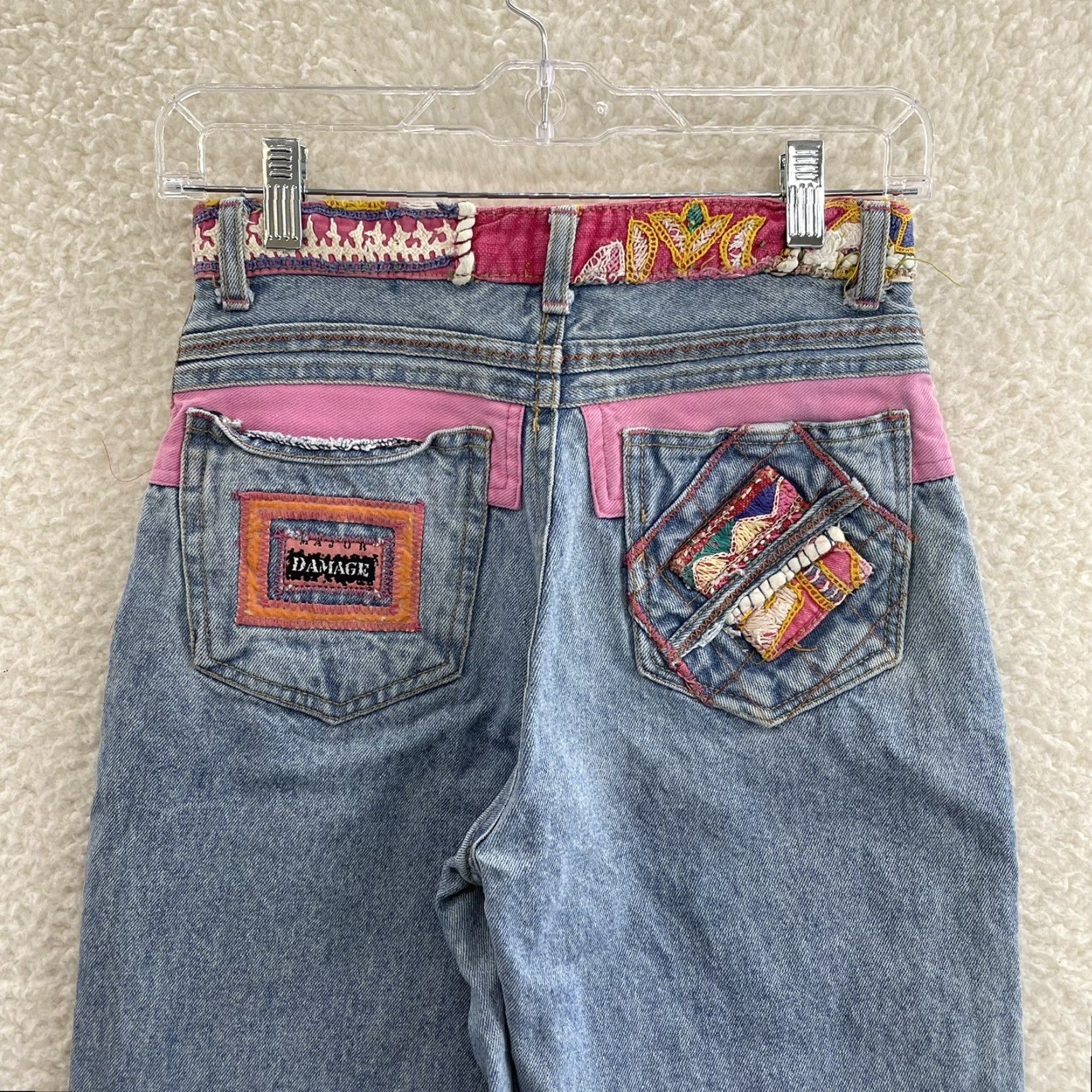 Coogi VINTAGE 80s Denim Jeans Women 2 4 25 26 Slim High Rise Blue Damage Jeans 30in Inseam Women’s"} Size 26" / US 2 / IT 38 - 3 Thumbnail