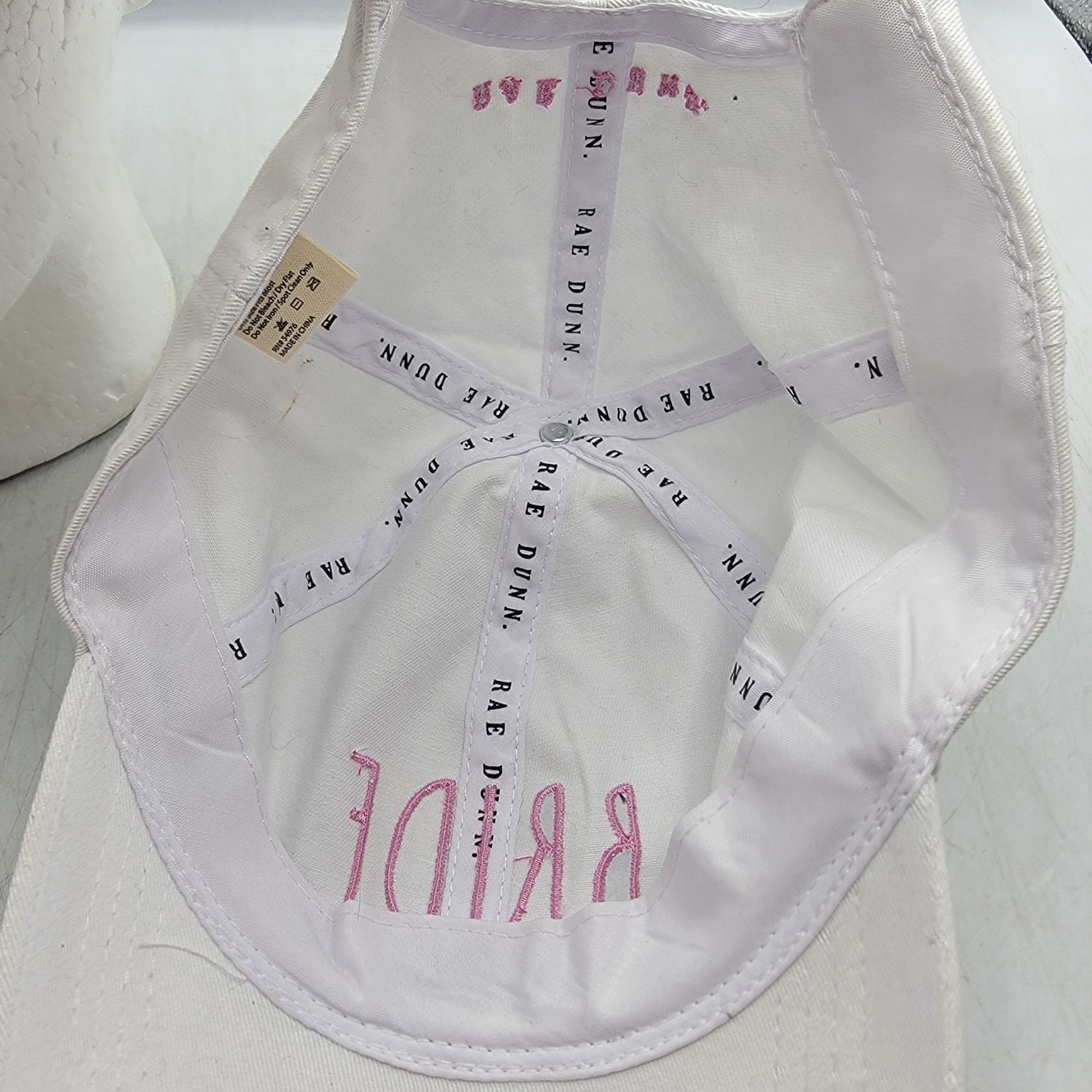 Other Rae Dunn Bride Embroidered White Baseball Cap Hat Casual Cut Size ONE SIZE - 7 Thumbnail