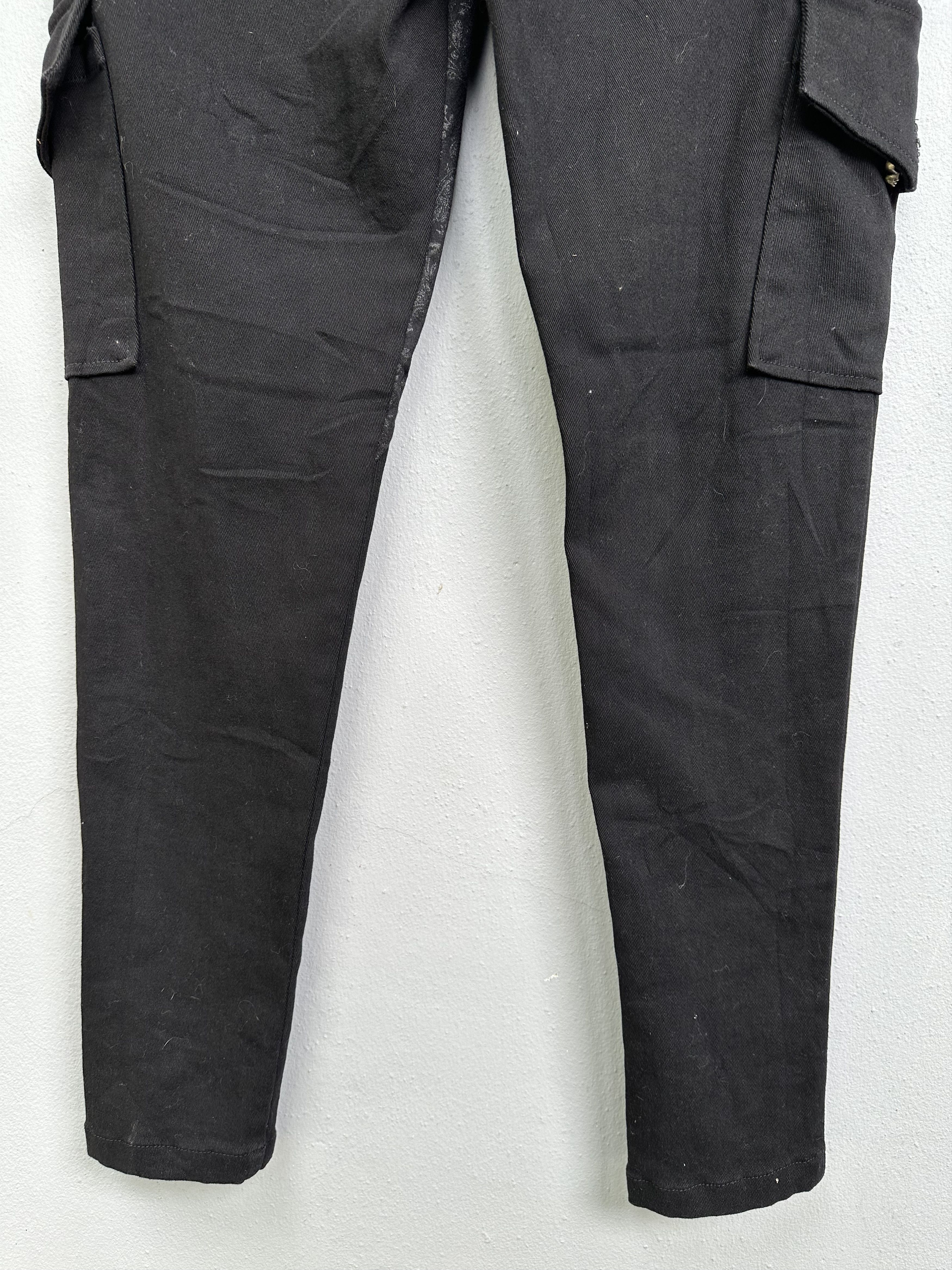 Japanese Brand Japanese Brand PUNKRAVE Skinny Elastic Cargo Pants Size US 32 / EU 48 - 11 Thumbnail