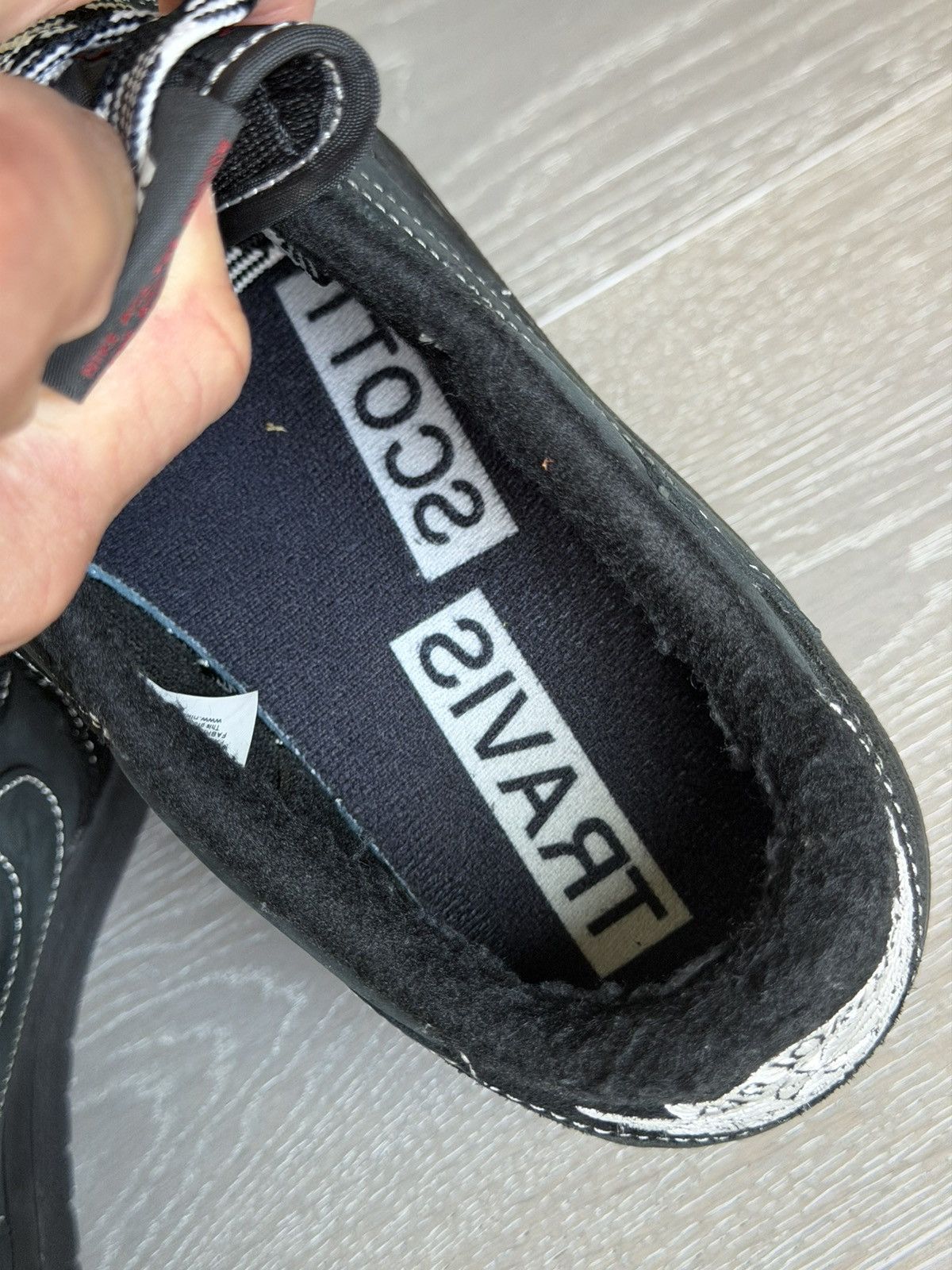 Nike Jordan 1 Retro Low OG SP Travis Scott Black Phantom Size US 9.5 / EU 42-43 - 11 Thumbnail