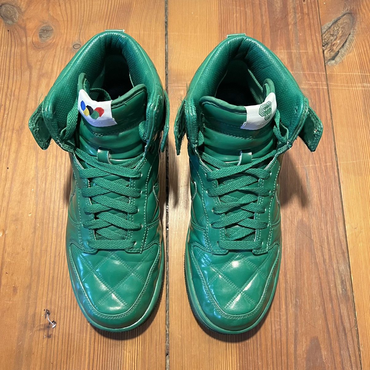 Nike × Supreme Supreme x Nike Dunk Hi Quilted “Green” Olympic Pack Size US 8 / EU 41 - 5 Thumbnail