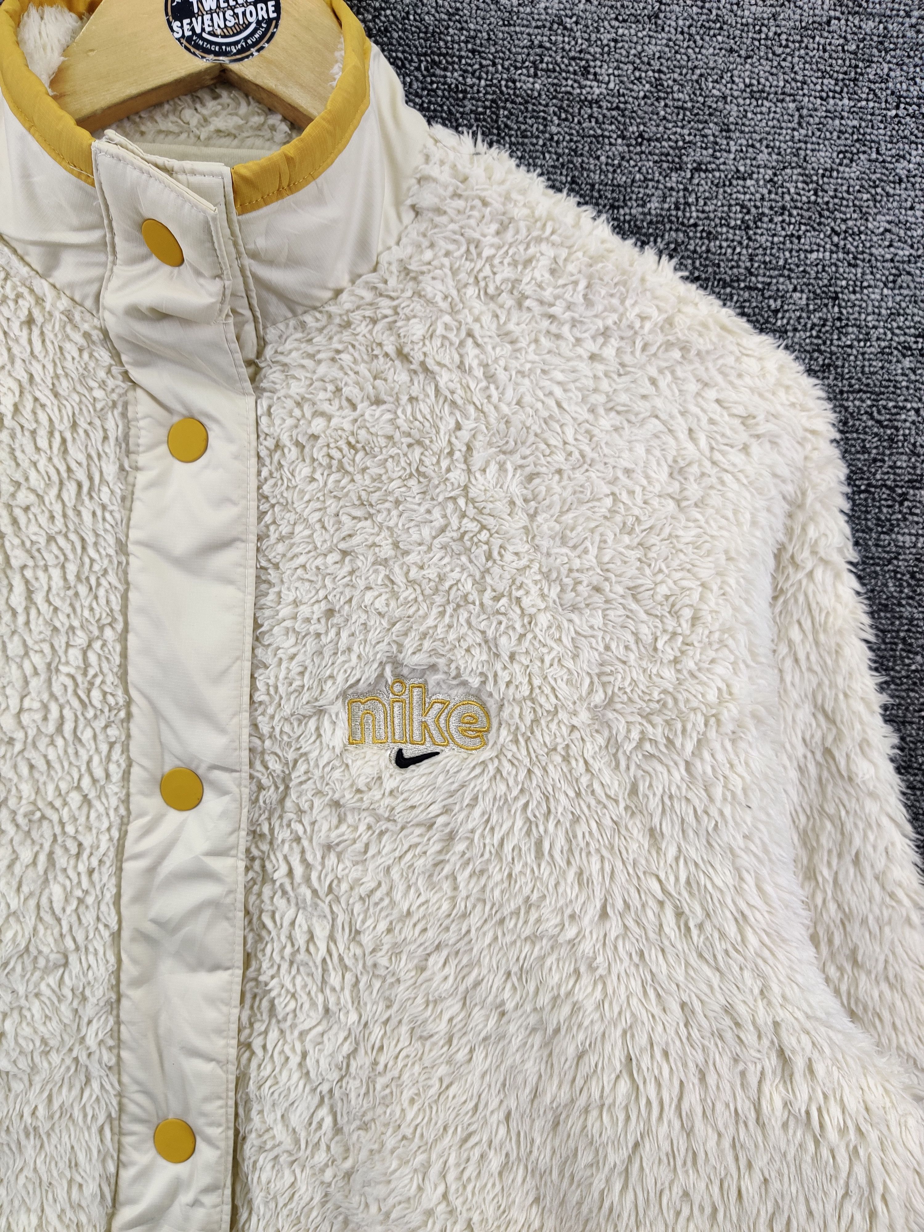 Nike Vintage Nike Fleece Button Ups Jacket Size US L / EU 52-54 / 3 - 7 Thumbnail