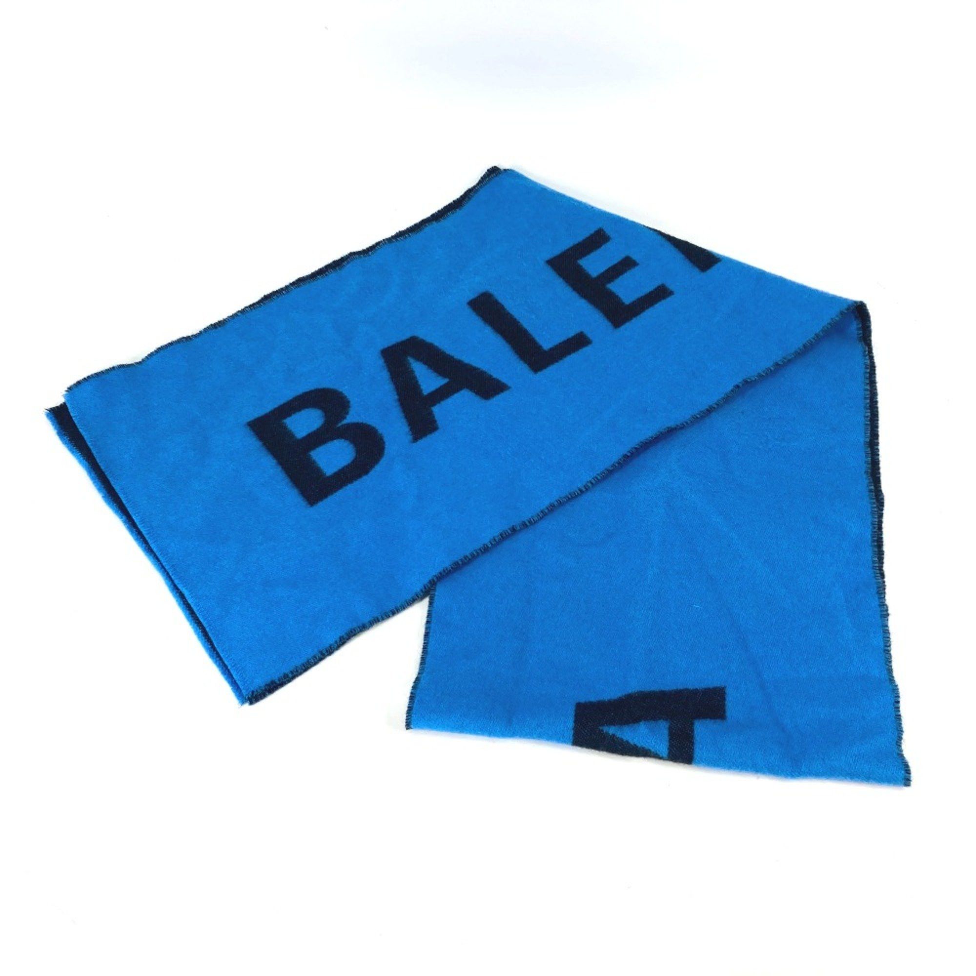 Balenciaga Balenciaga Bicolor Scarf blue Black Size ONE SIZE - 1 Thumbnail