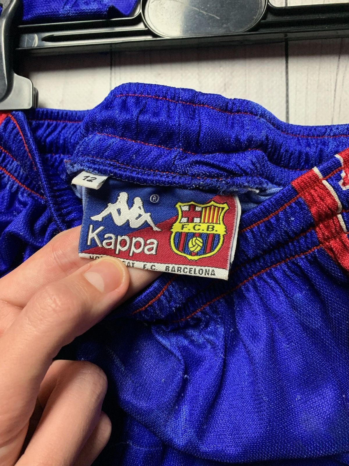 Kappa Vintage Kappa Barcelona soccer jersey + shorts rare XXS Size US XXS / EU 40 - 7 Thumbnail