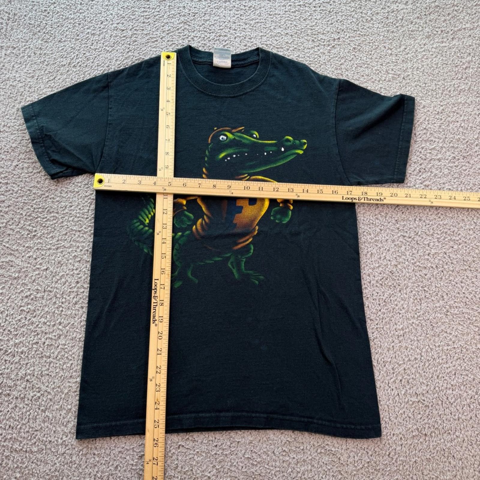 Gildan Florida Gators Albert the Alligator T-Shirt Black Small Mens Size US S / EU 44-46 / 1 - 2 Thumbnail