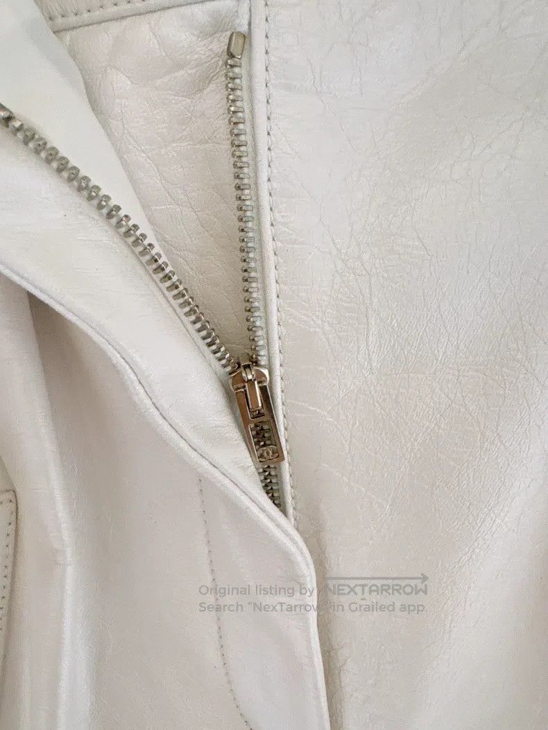 Chanel Chanel 23P Spring and Summer Preview Pearly White Lambskin Size 24" / US 00 / IT 34 - 6 Thumbnail