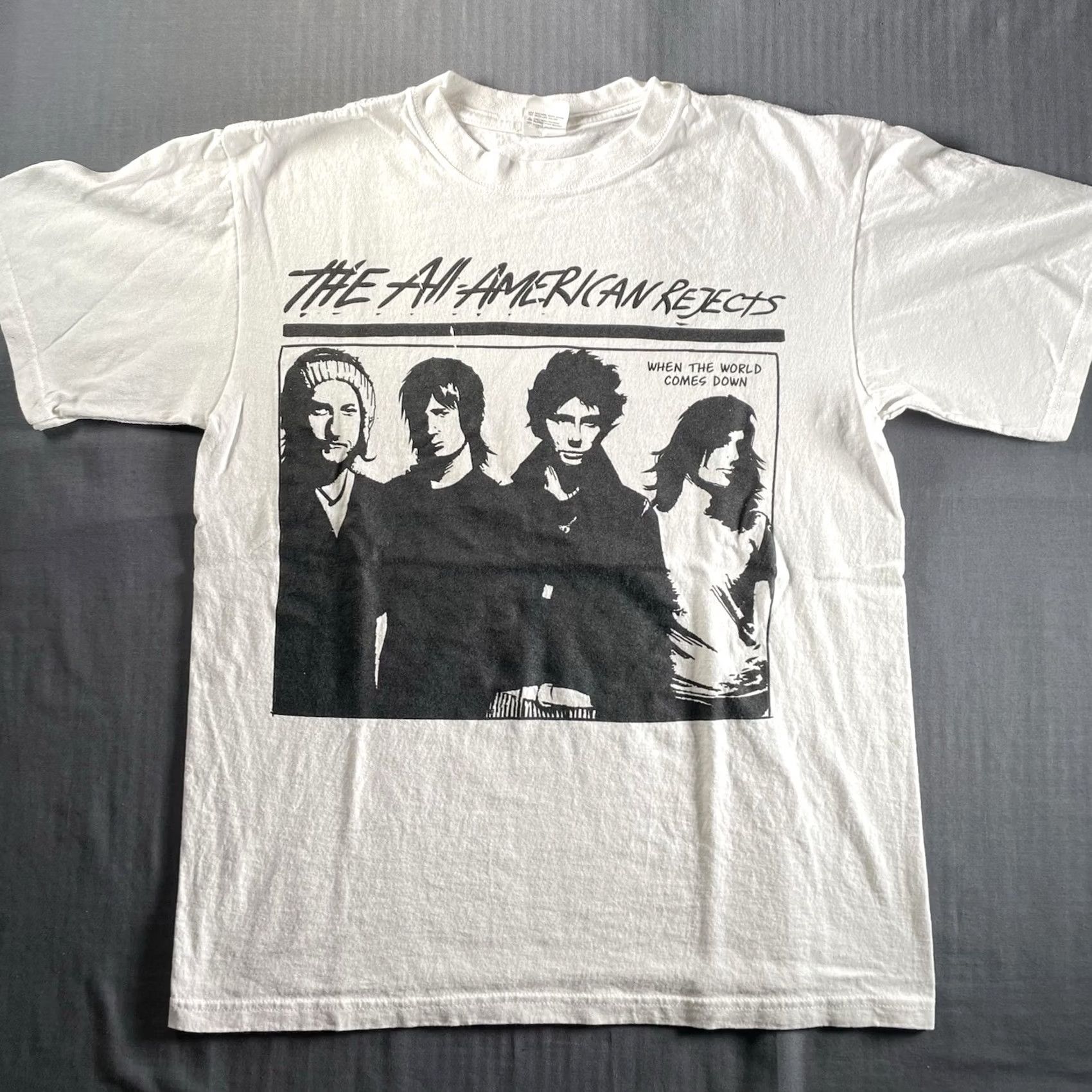 Vintage All American Rejects Shirt Men’s M Battle Of The Bands 2009 Tour Indie Rock White T-Shirt Mens M Size US M / EU 48-50 / 2 - 3 Thumbnail