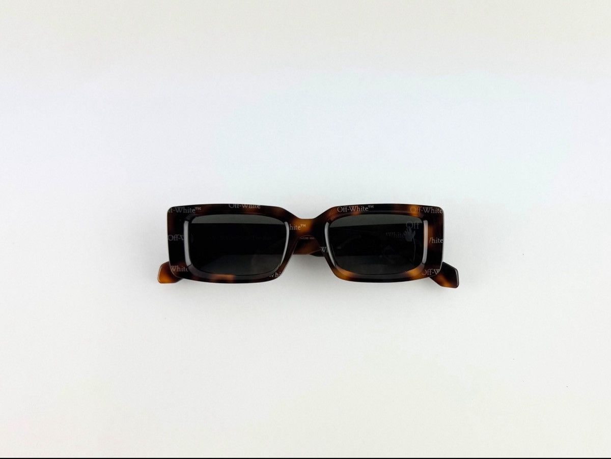 Off-White OFF WHITE TURTOISE ARTHUR SUNGLASSES Size ONE SIZE - 1 Thumbnail