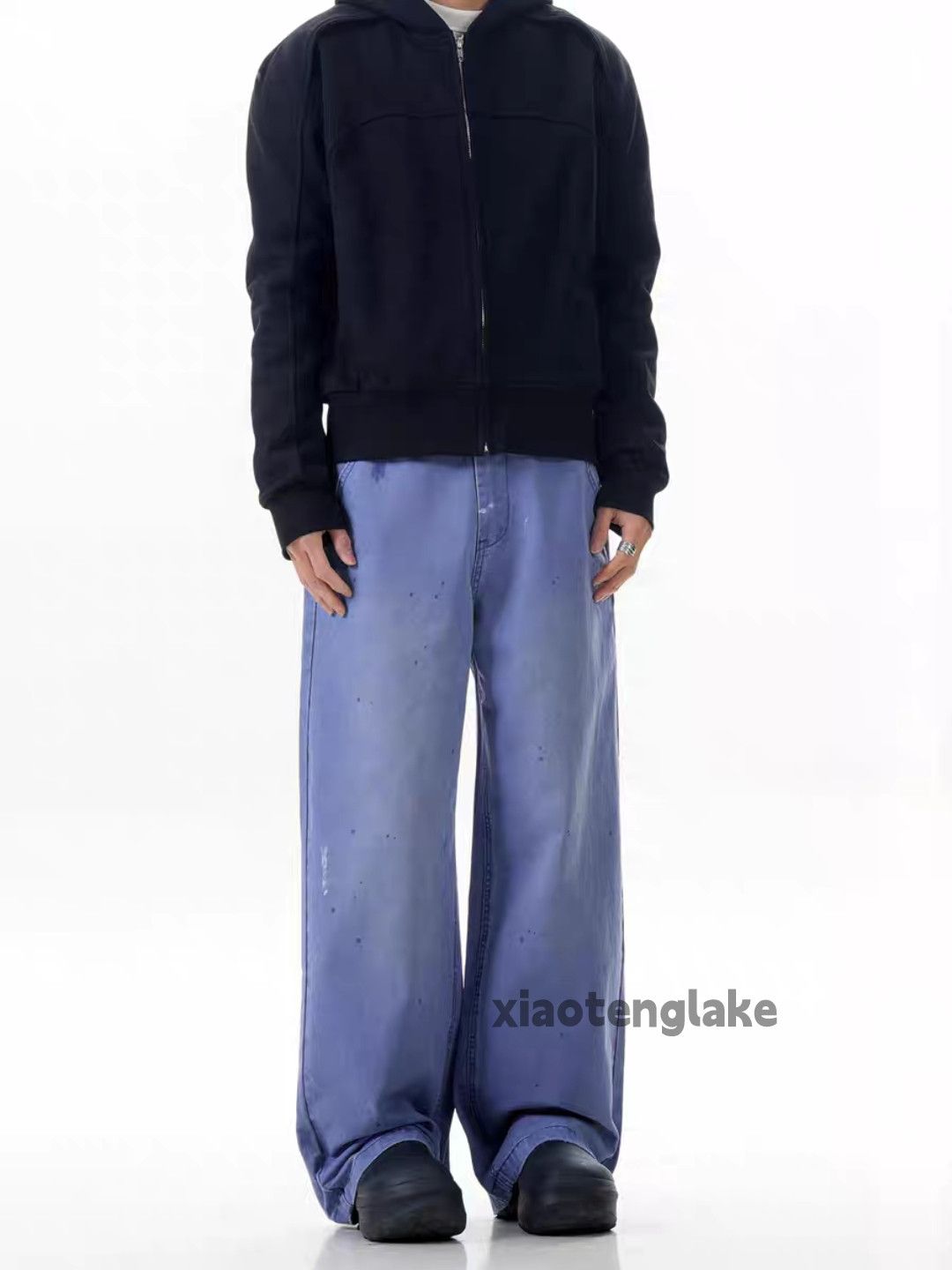 Vintage Unisex washed faded loose baggy hiphop cargo pants Size US 32 / EU 48 - 1 Thumbnail