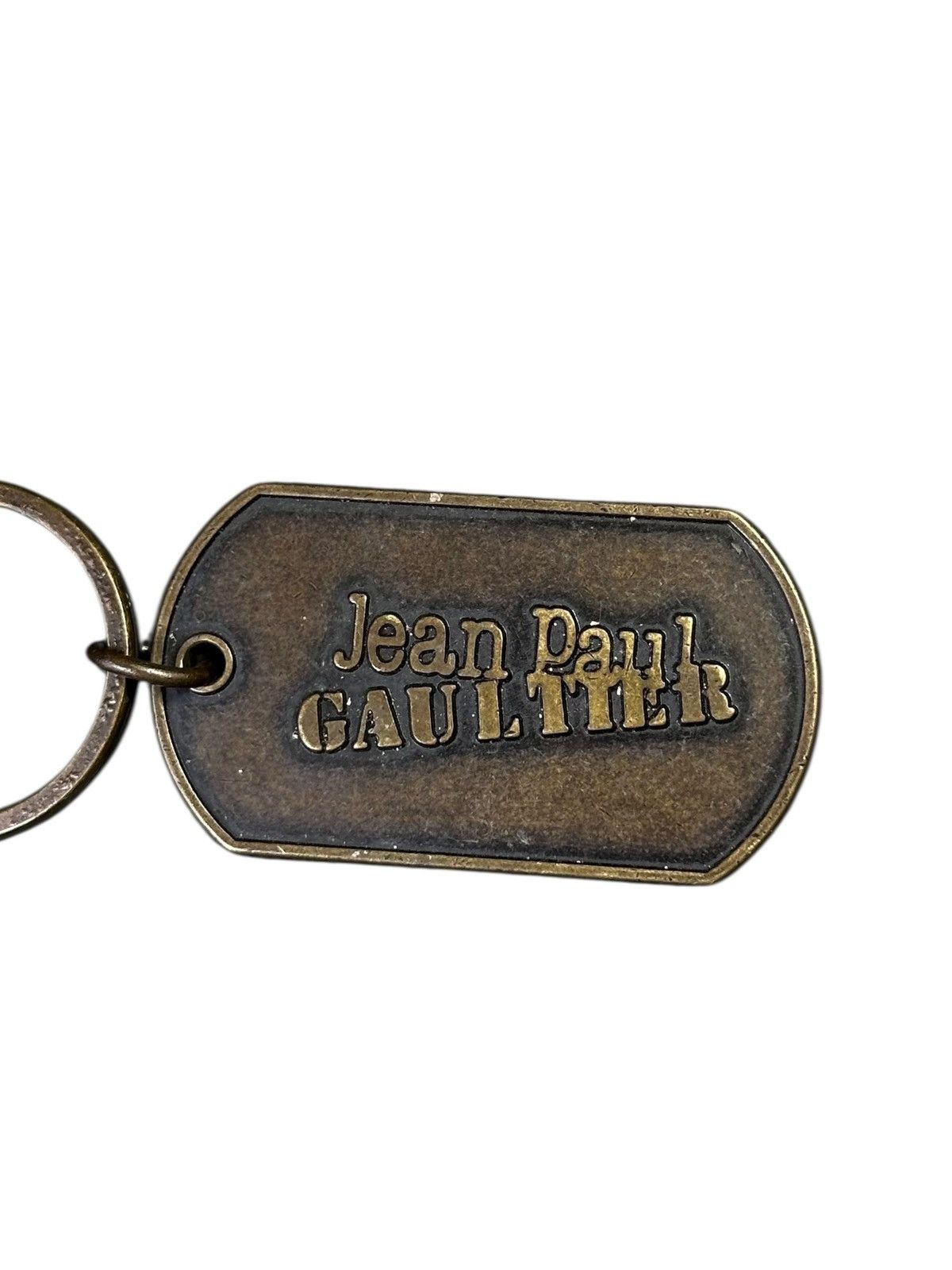 Jean Paul Gaultier 2000s JEAN PAUL GAULTIER DOG TAG COPPER KEYCHAIN Size ONE SIZE - 3 Thumbnail