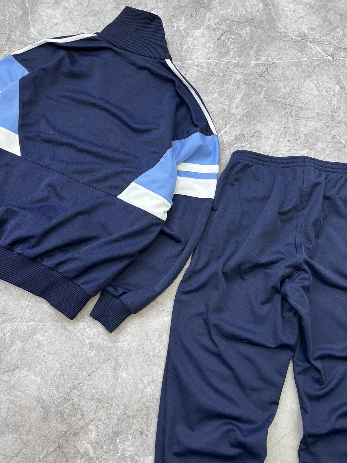 Adidas × Vintage Vintage Adidas West Germany SUIT BLUE Jacket+pants Size US S / EU 44-46 / 1 - 12 Thumbnail