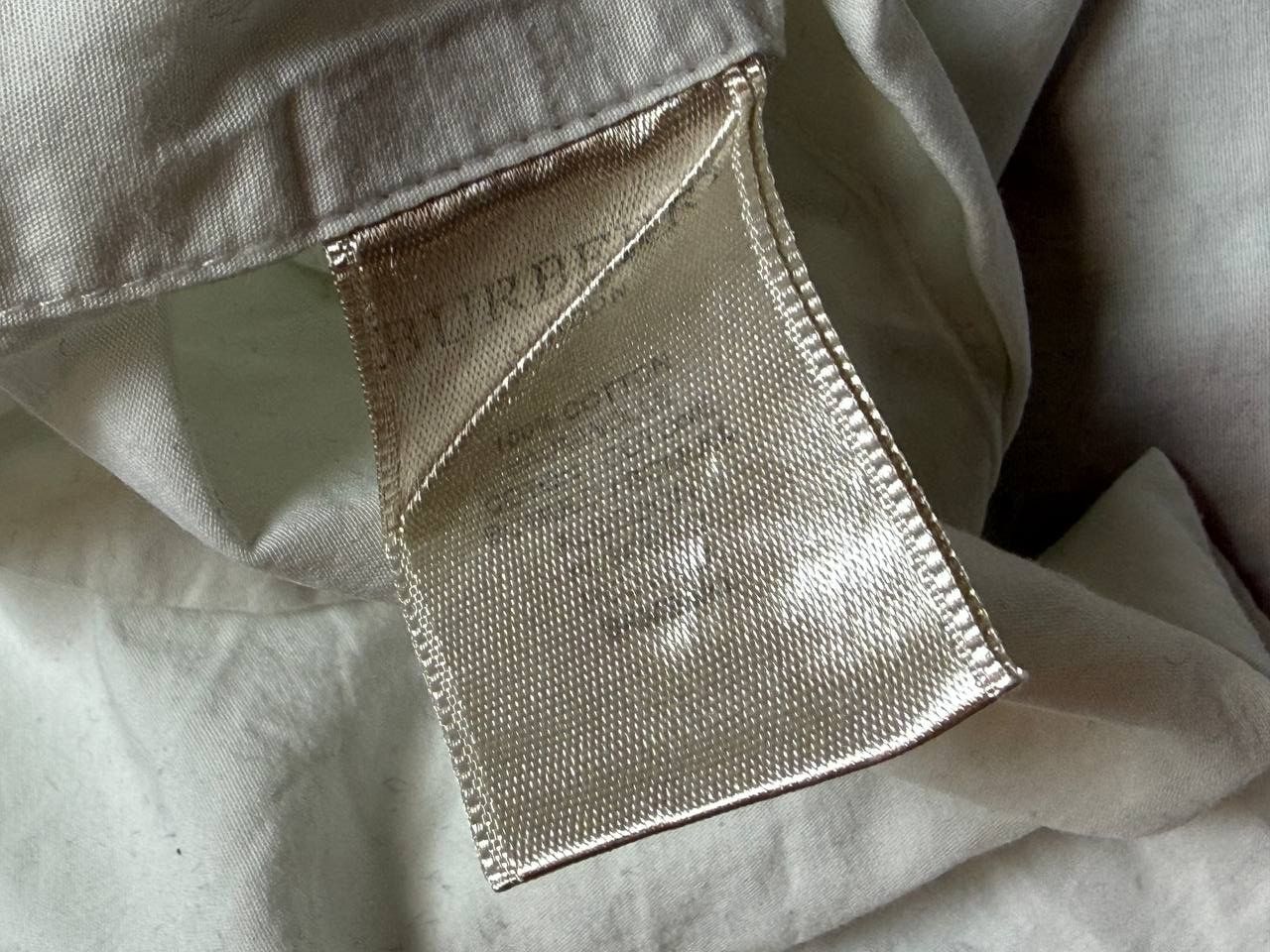 Burberry Vintage Burberry Embroidered Logo Button Up Shirt Size US XL / EU 56 / 4 - 3 Thumbnail
