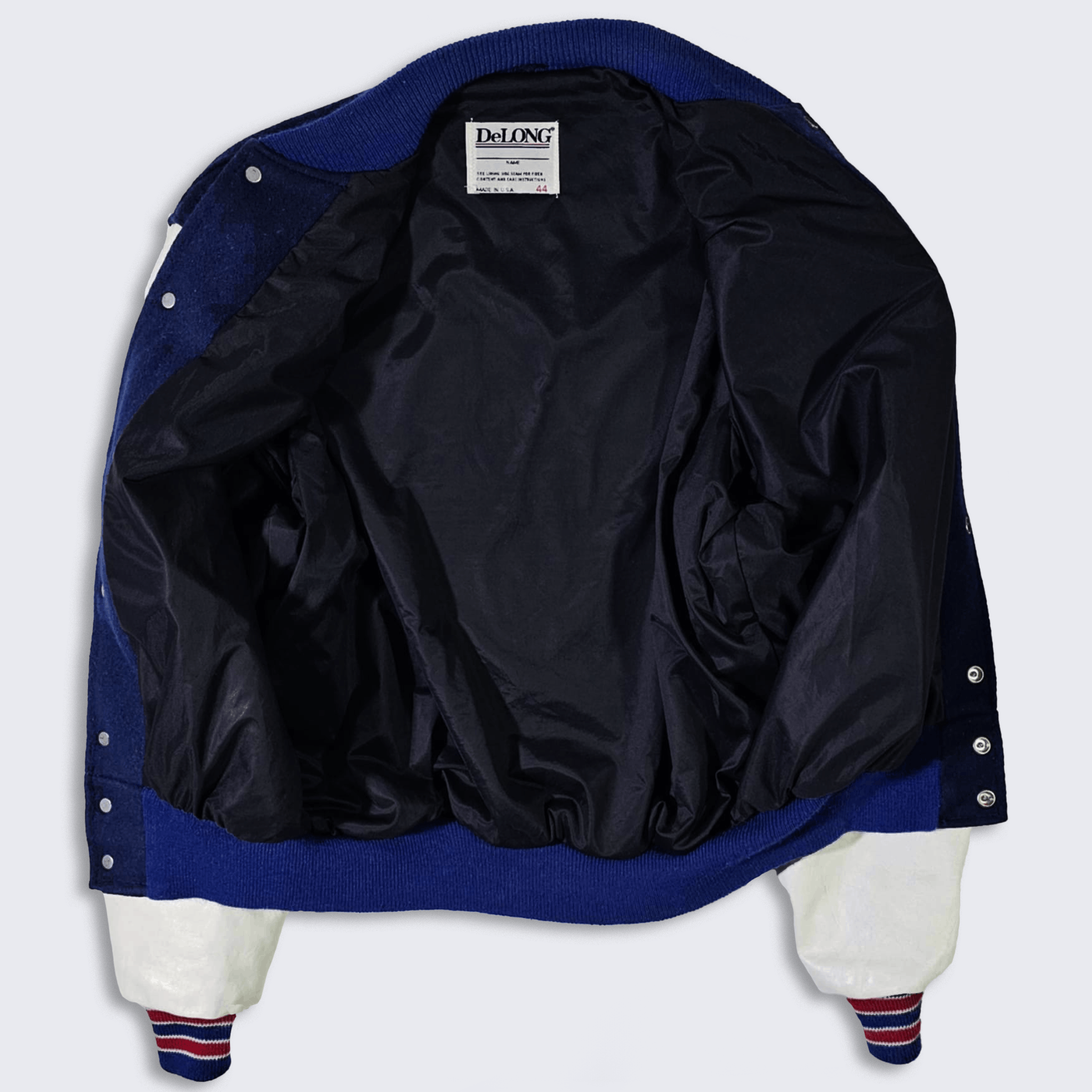 Delong × Vintage Detroit Pistons Vintage 90s DeLong Varsity Jacket Size US M / EU 48-50 / 2 - 3 Thumbnail