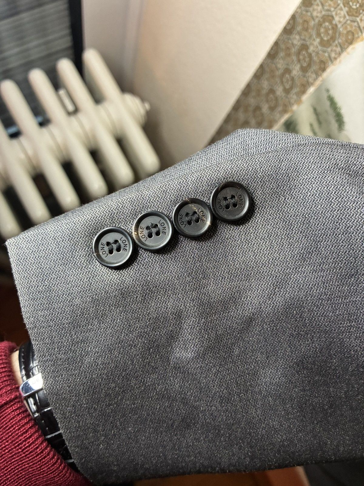 Juun.J JUUN.J "LONE" Collection – Structured Gray Tailored Blazer Size 48R - 4 Thumbnail
