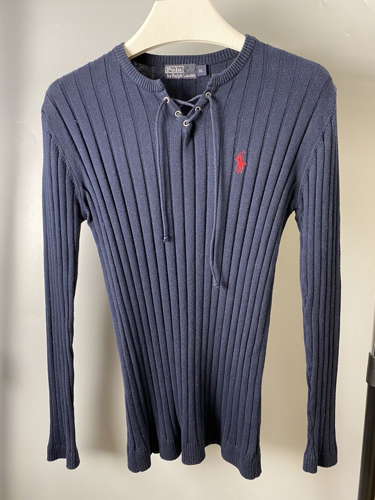 Polo Ralph Lauren × Ralph Lauren × Vintage Vintage Polo Ralph Lauren Knitted Men’s Sweat Size XL Size XL / US 12-14 / IT 48-50 - 2 Thumbnail