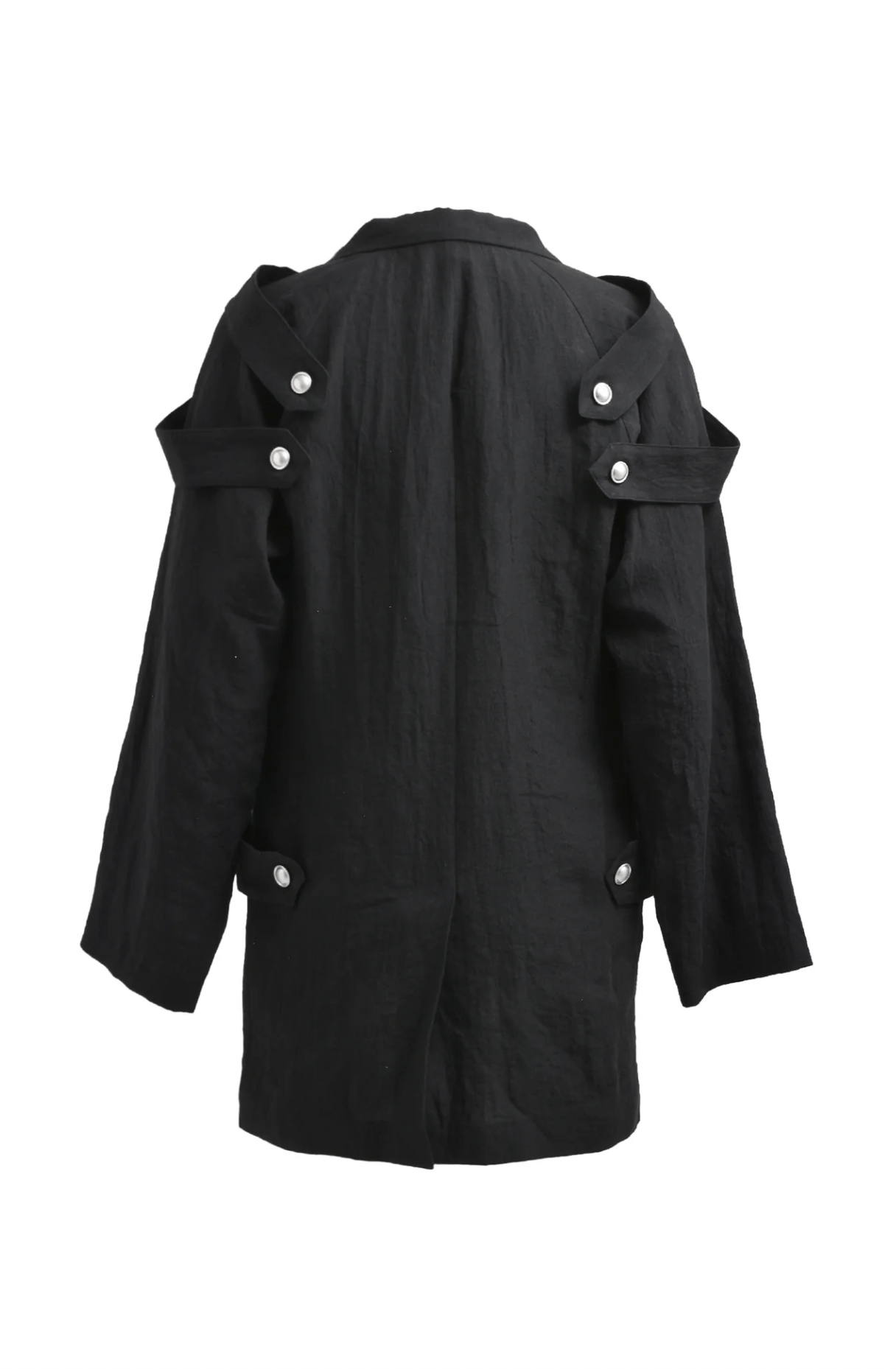 Yohji Yamamoto Yohji Yamamoto Pour Homme LINEN SHOULDER EPAULET ZIGZAG JKT Size US M / EU 48-50 / 2 - 5 Thumbnail