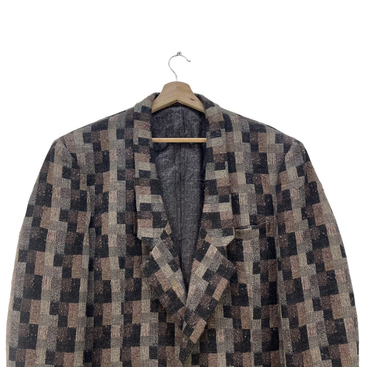 Japanese Brand 🔥Japanese Bramd Blazer Patchwork Casual Jacket Size US M / EU 48-50 / 2 - 3 Thumbnail