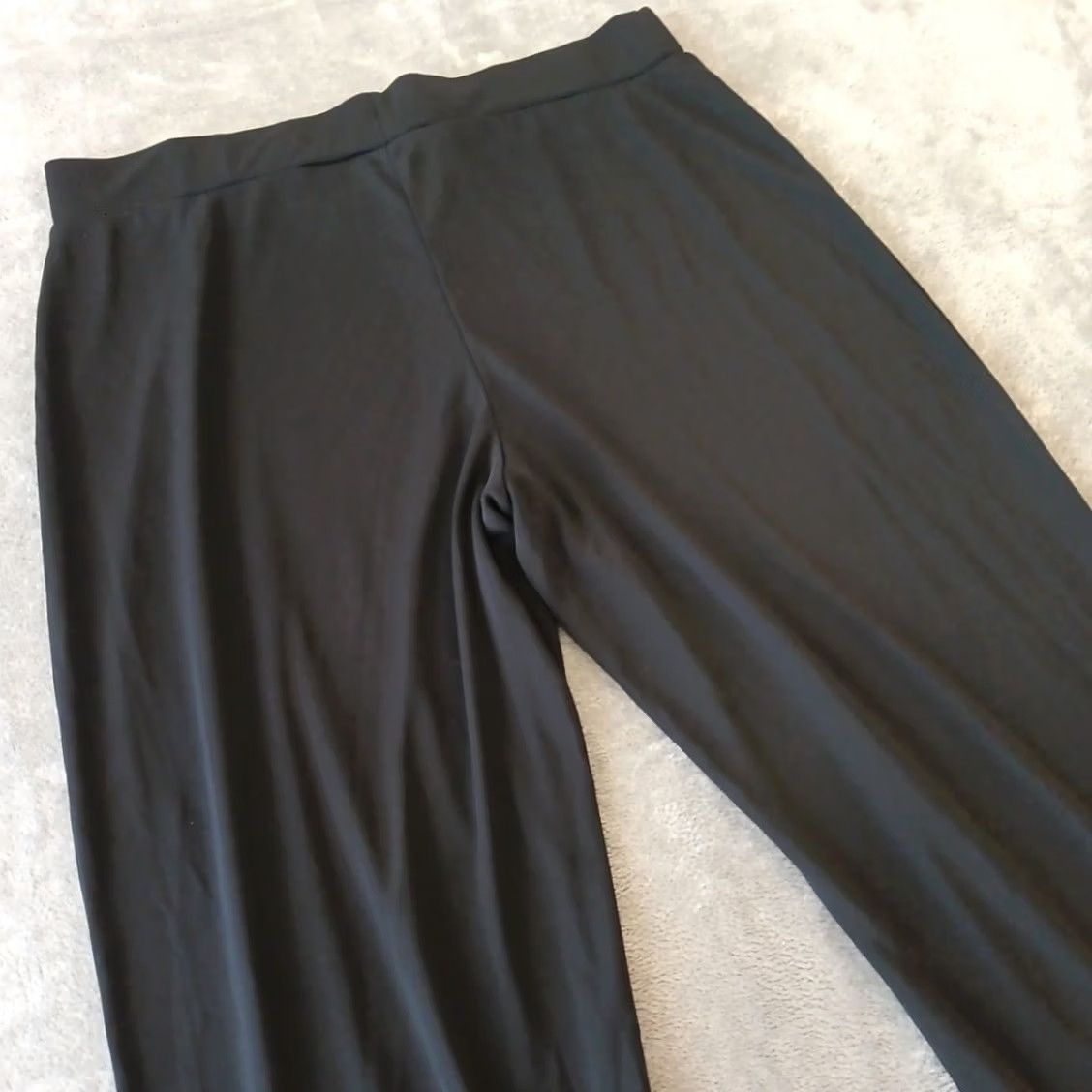 Croft & Barrow Croft & Barrow Ankle Pants Womens Large Black Pull On High Rise 34x29 Stretch Flat Front Jeans Pants Regular Men? No Men Tags indicate Women Size 36" / US 14 / IT 50 - 7 Thumbnail